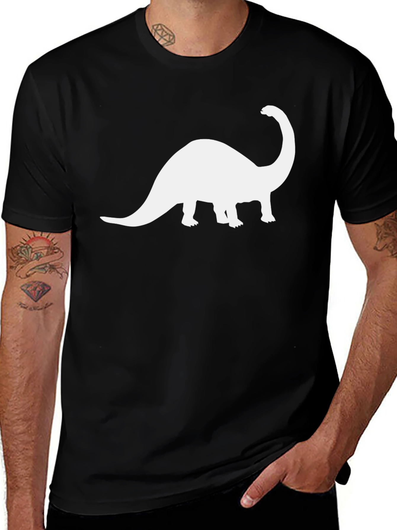 Dino Graphic Tee - Classic Black T-Shirt