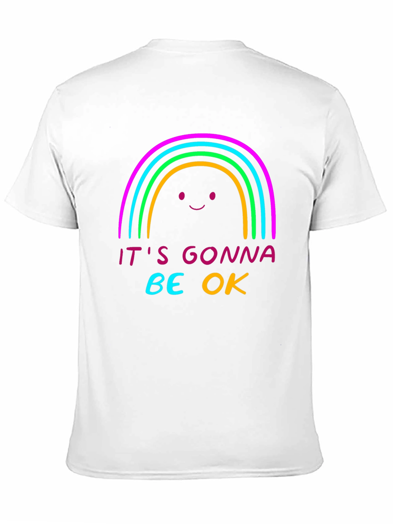 Rainbow Its Gonna Be OK Graphic T-Shirt