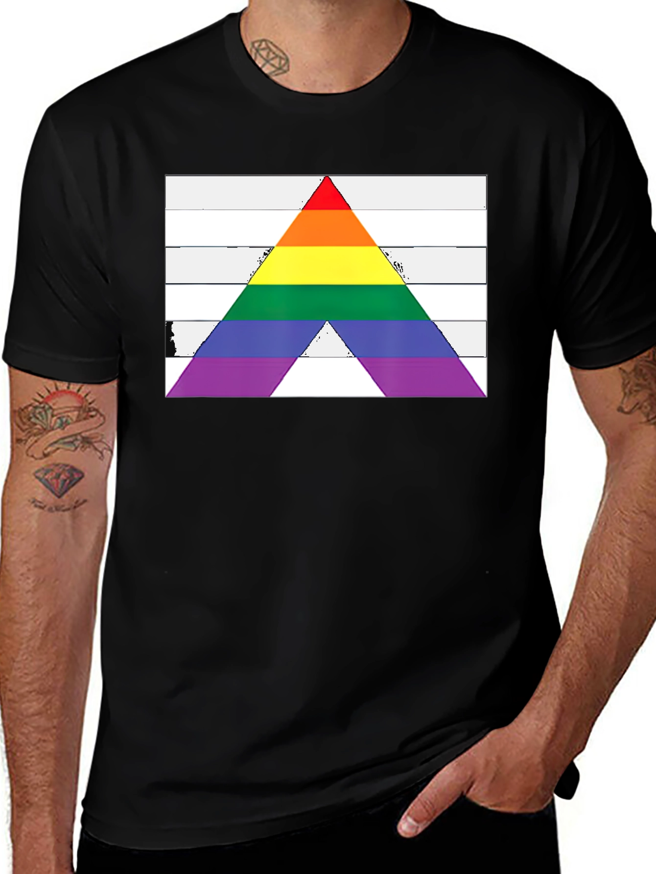 LGBTQ Pride Rainbow Arrow T-Shirt