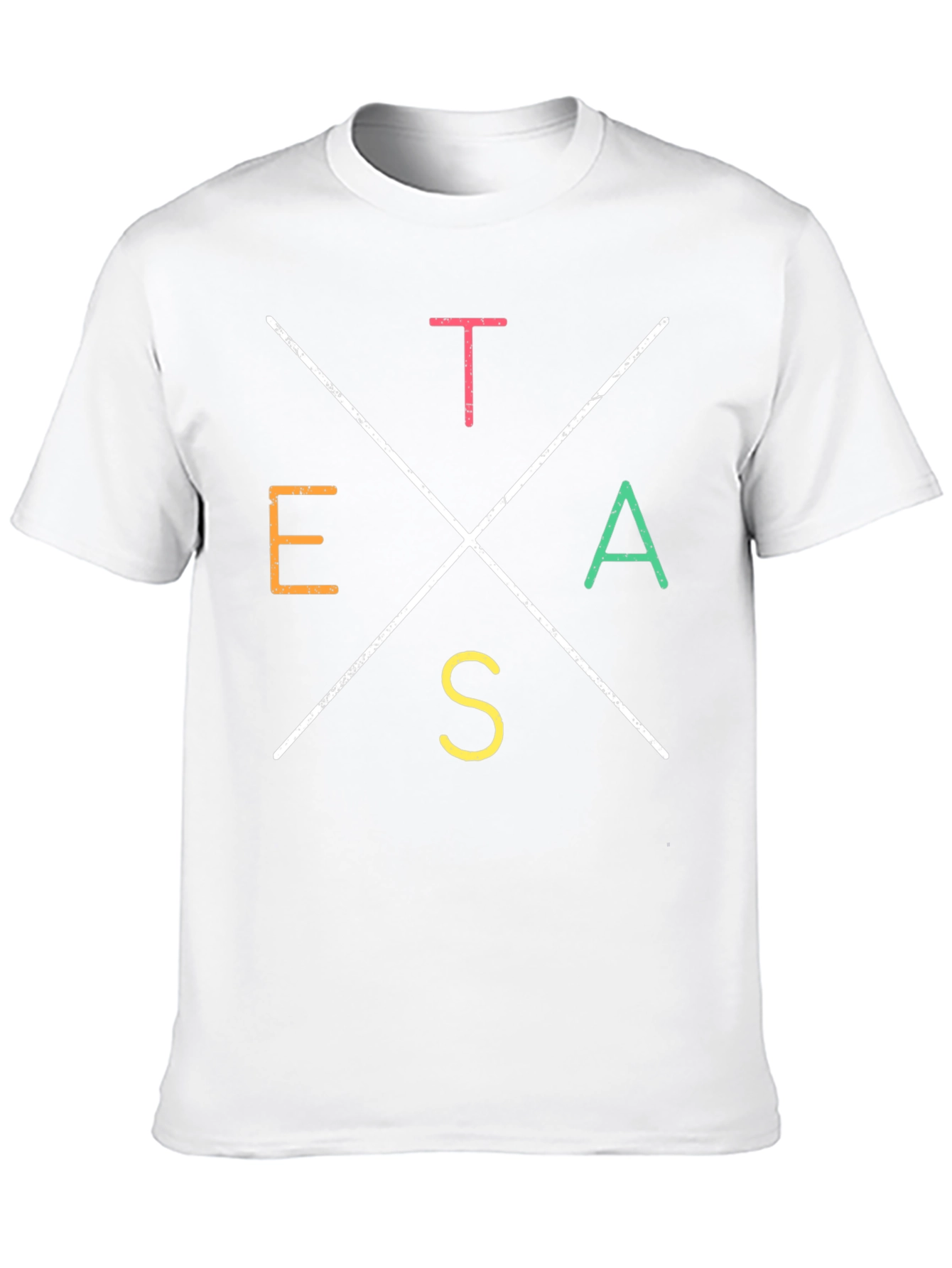 Texas Graphic Tee - Black Cotton Blend T-Shirt