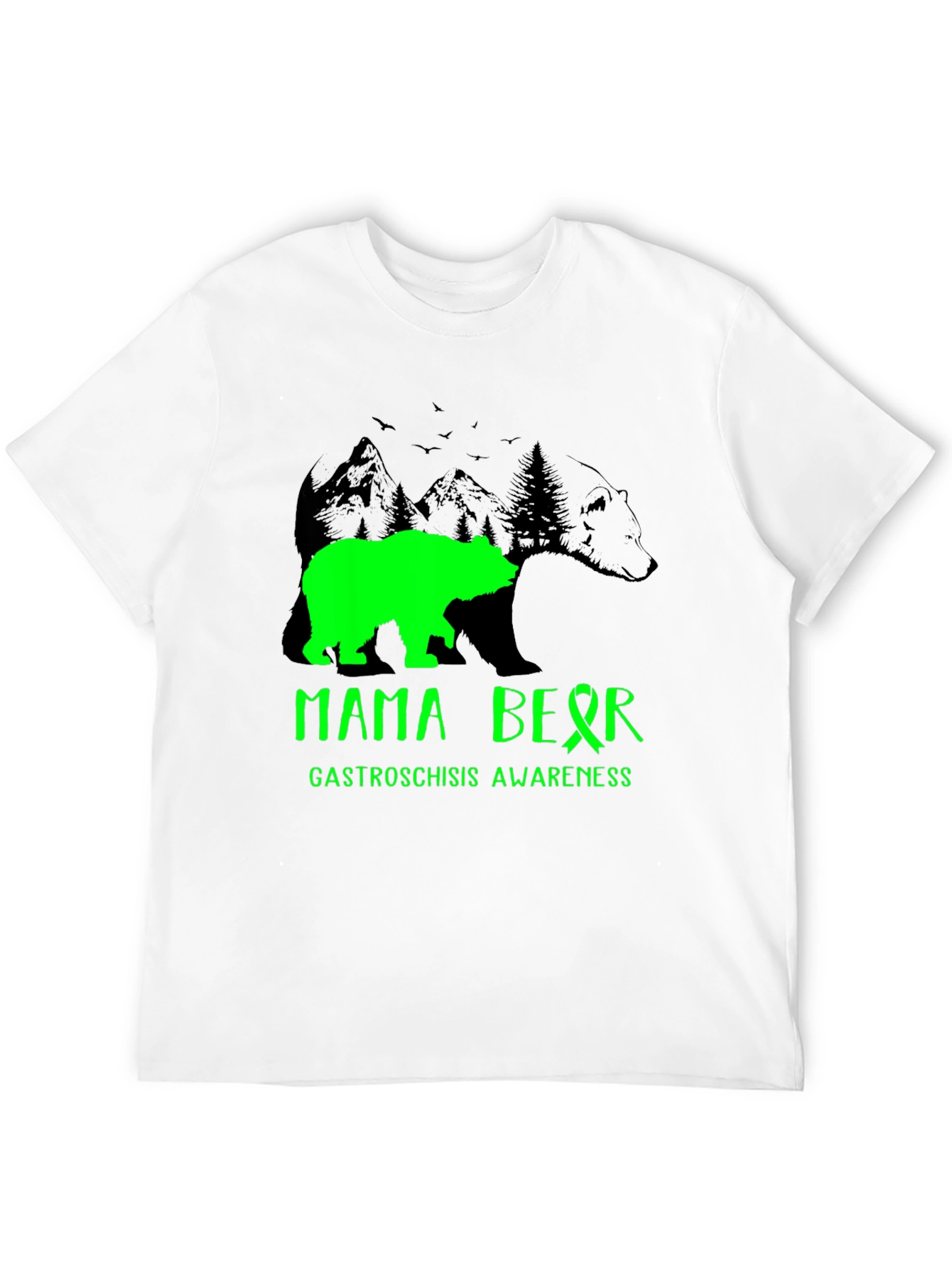Mama Bear Gastroschisis Awareness T-Shirt