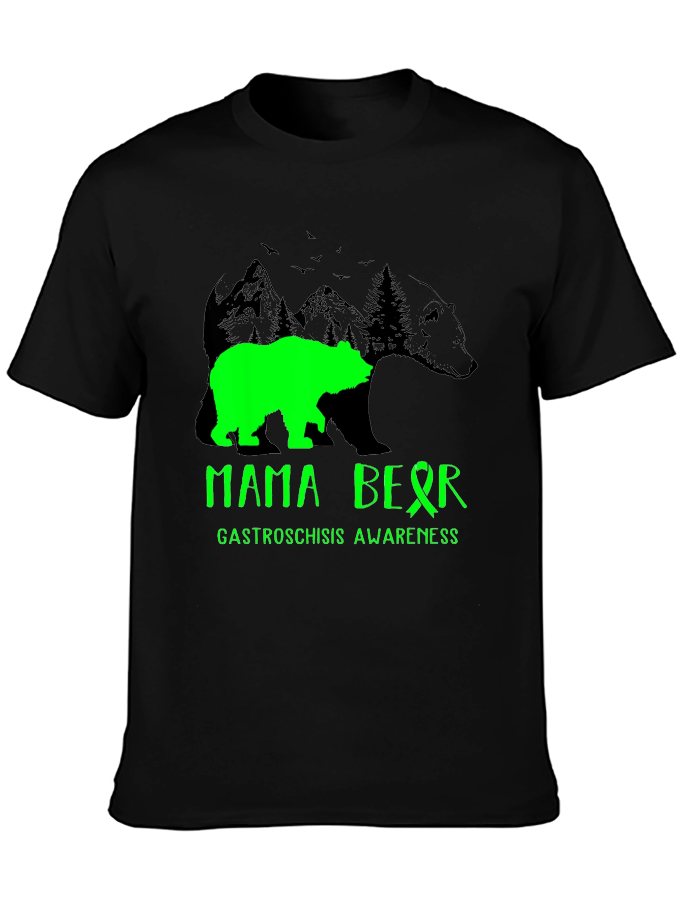 Mama Bear Gastroschisis Awareness T-Shirt