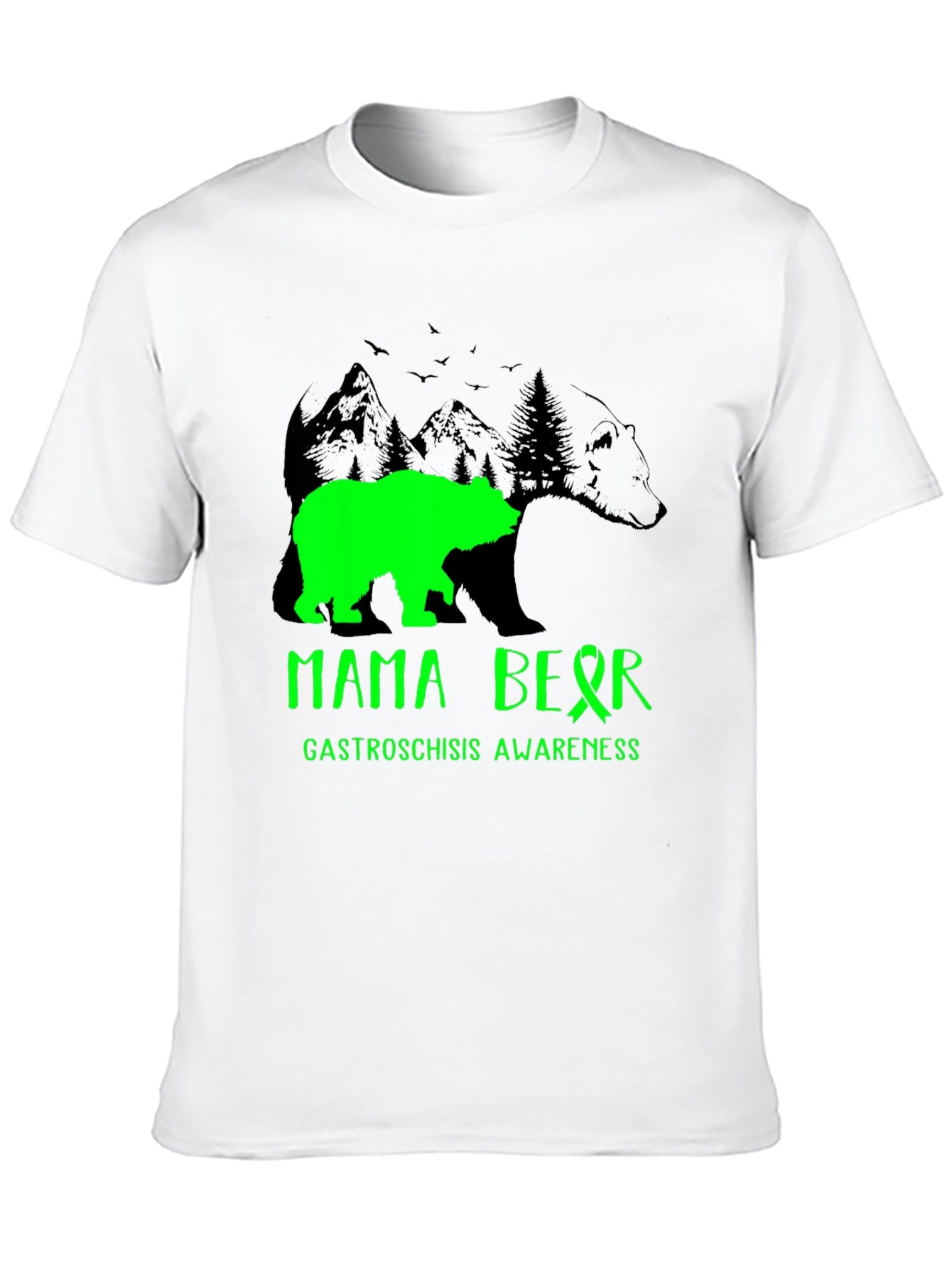 Mama Bear Gastroschisis Awareness T-Shirt