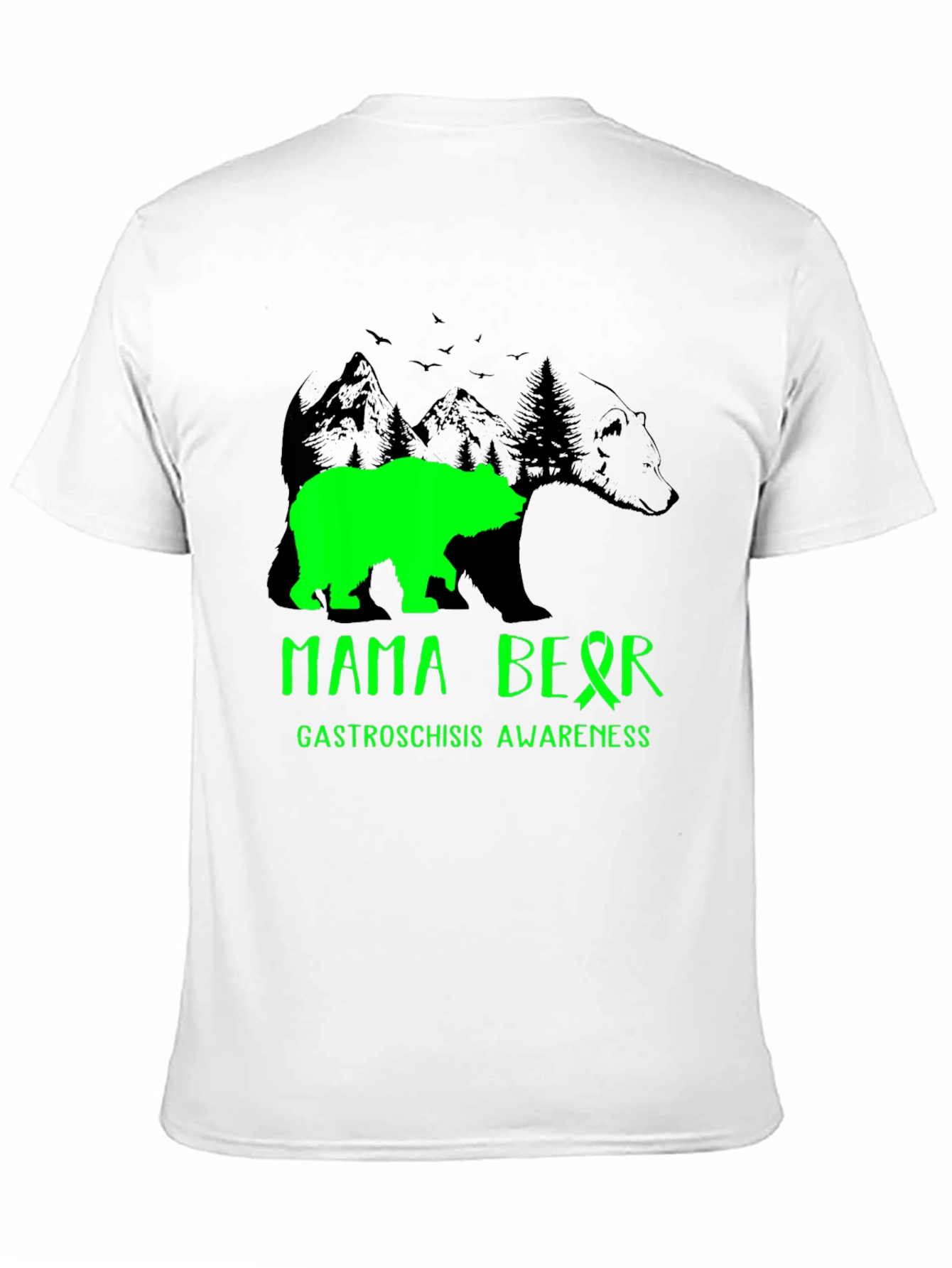 Mama Bear Gastroschisis Awareness T-Shirt