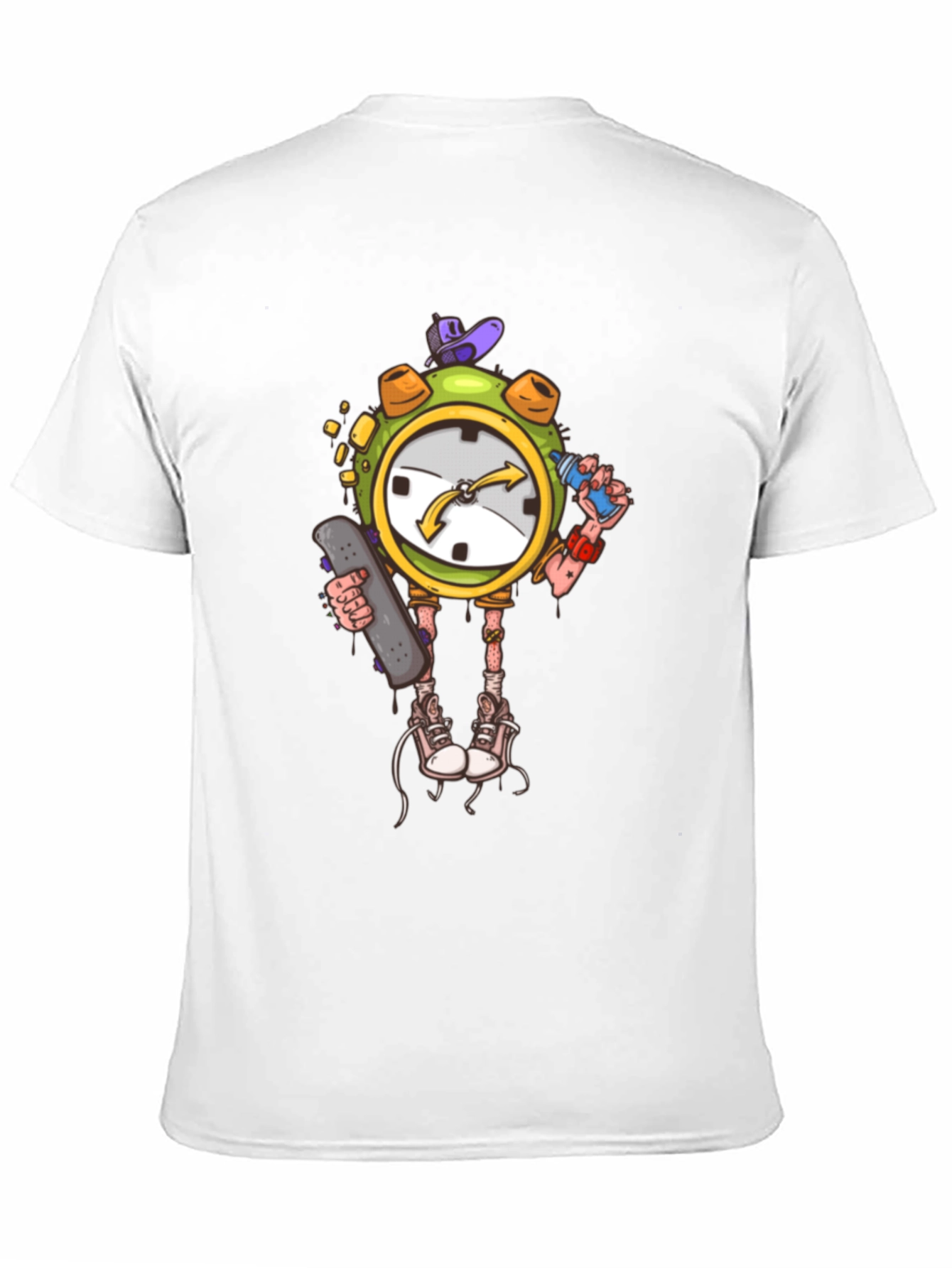 Cool Clock Skater T-Shirt
