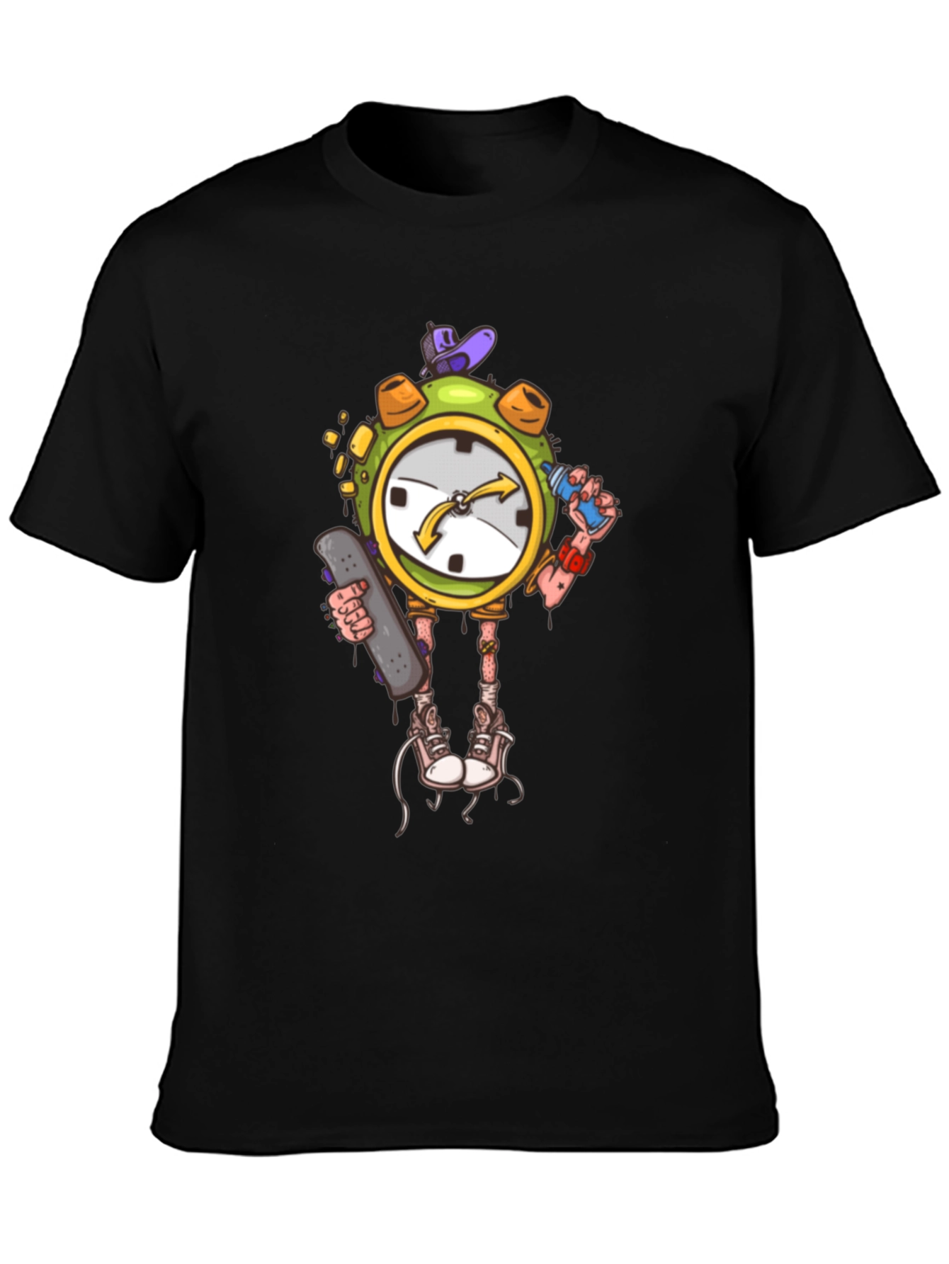 Cool Clock Skater T-Shirt