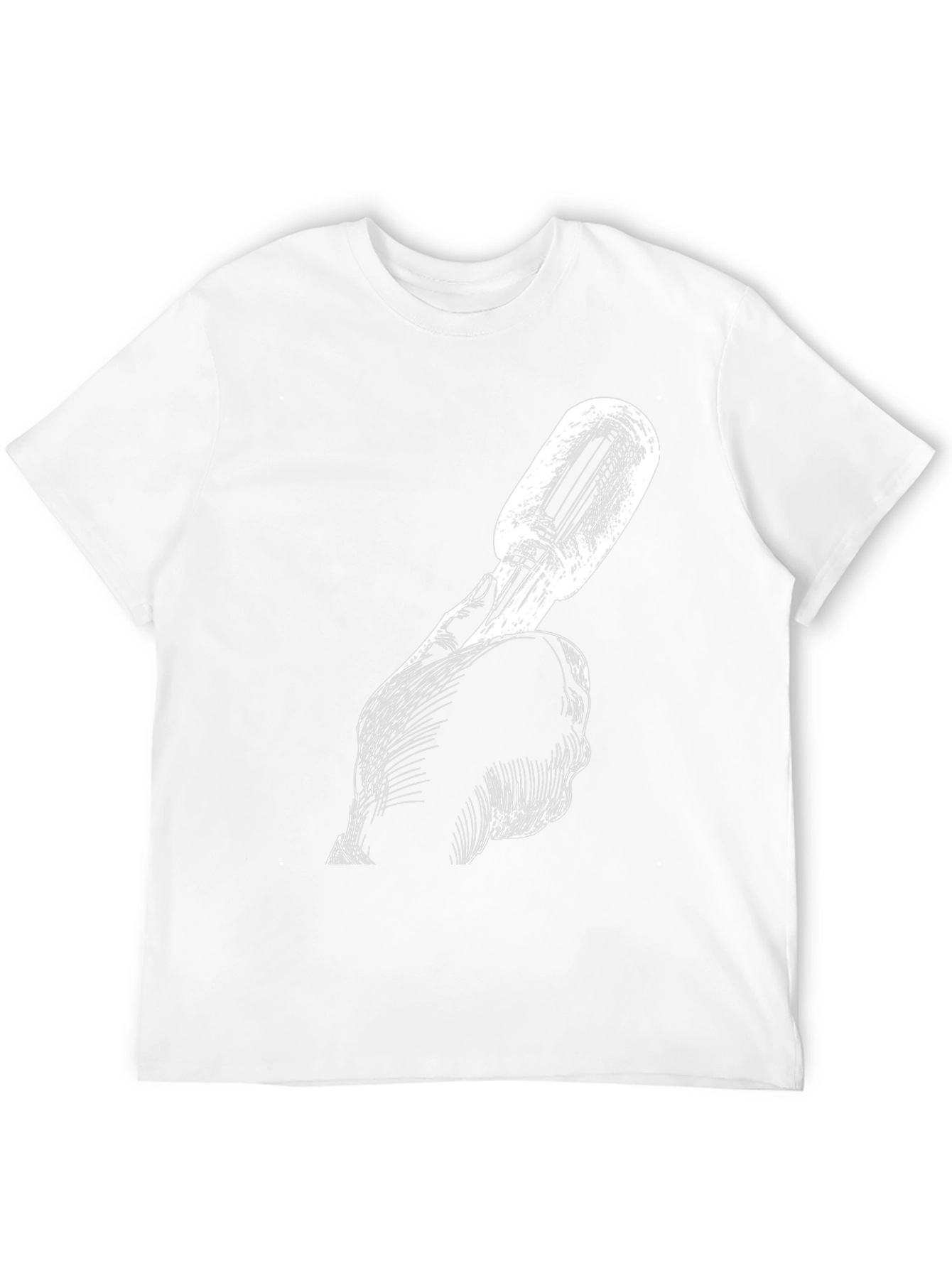 Screwdriver Graphic Tee - Hand Drawn Style