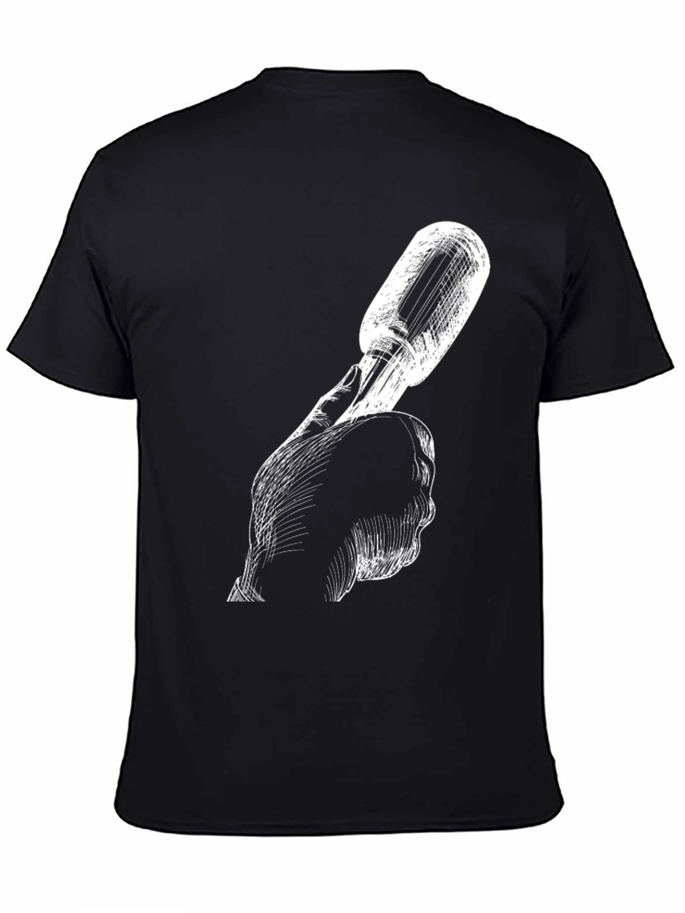 Screwdriver Graphic Tee - Hand Drawn Style