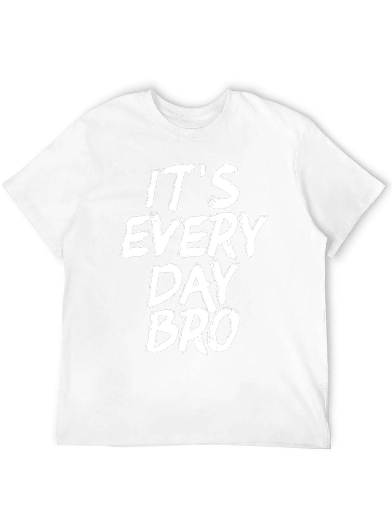 Its Everyday Bro Graphic Tee - Black Casual T-Shirt
