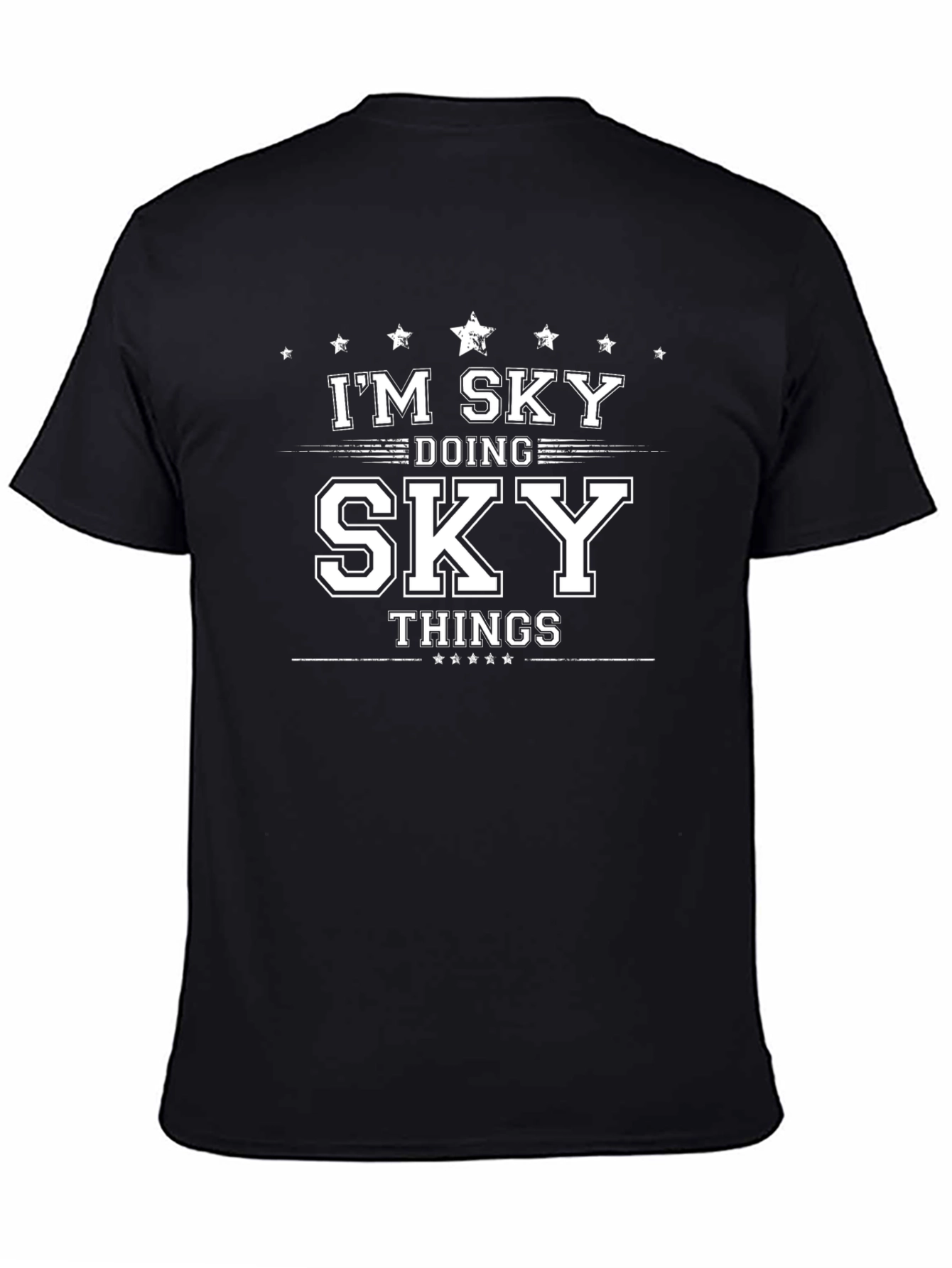 Im Sky Doing Sky Things Graphic Tee - Black