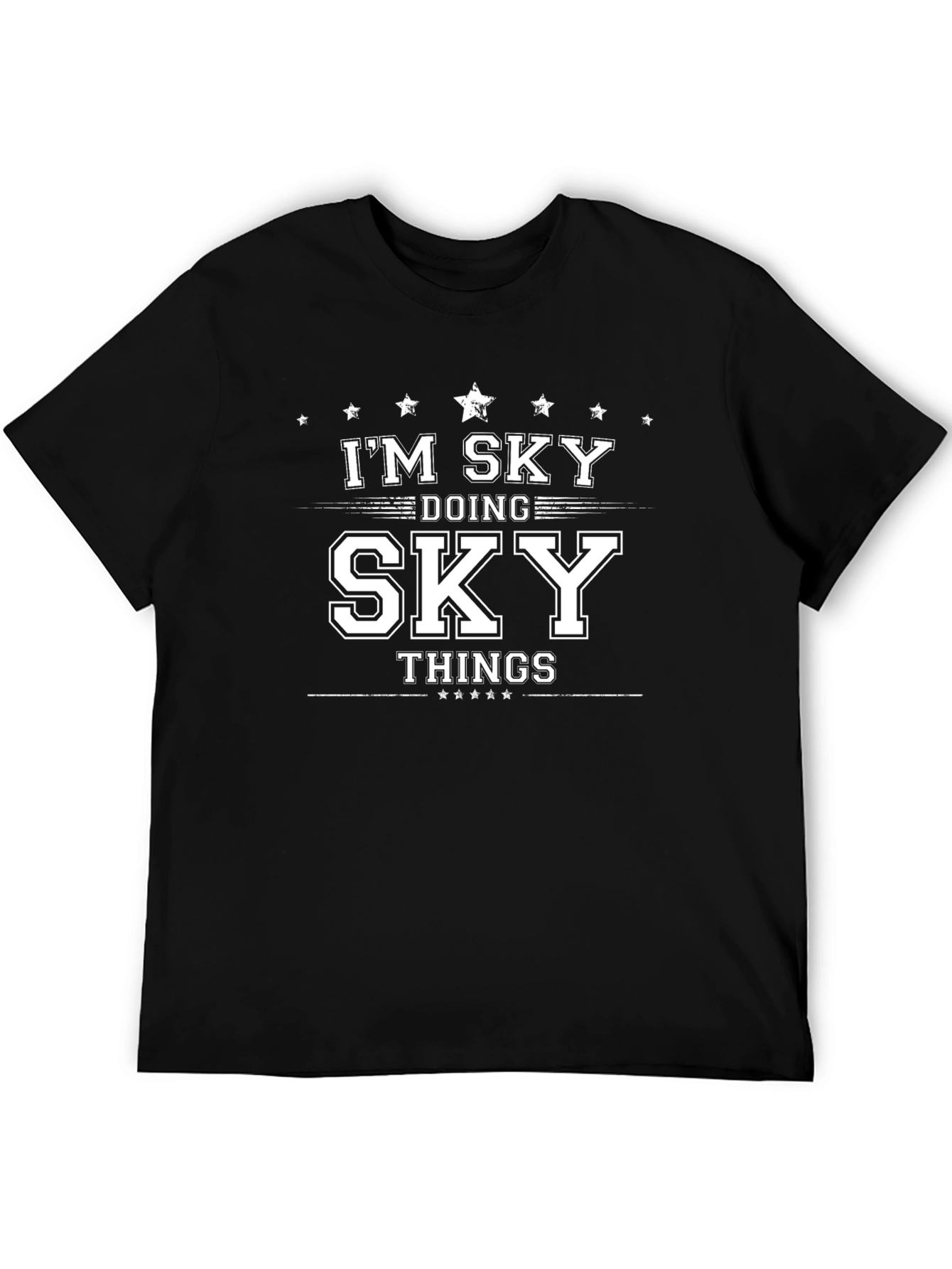 Im Sky Doing Sky Things Graphic Tee - Black