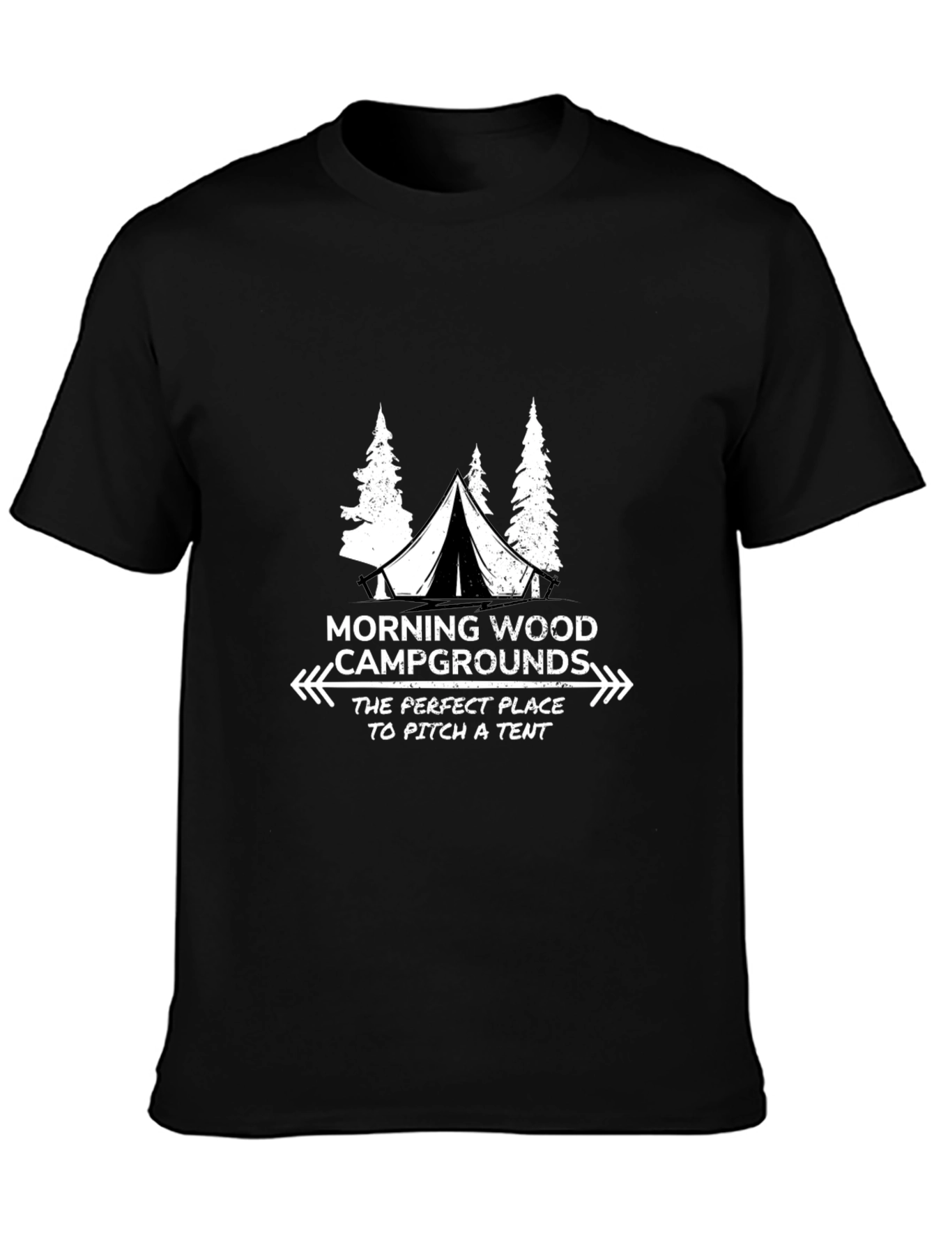 Morning Wood Campground Graphic Tee