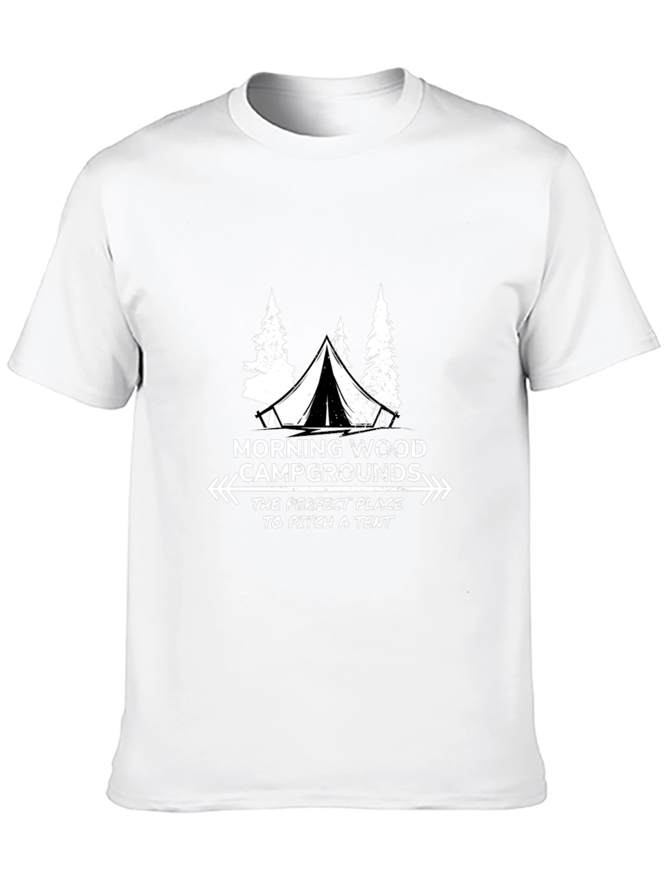 Morning Wood Campground Graphic Tee
