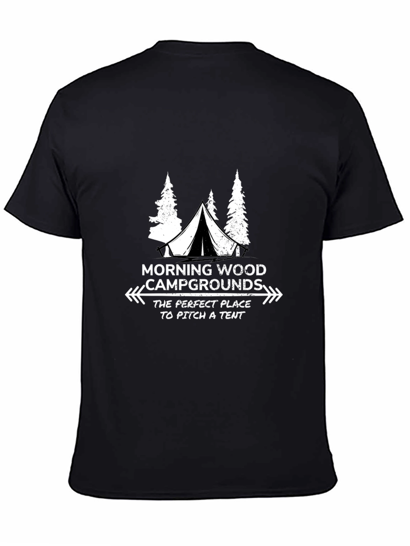 Morning Wood Campground Graphic Tee