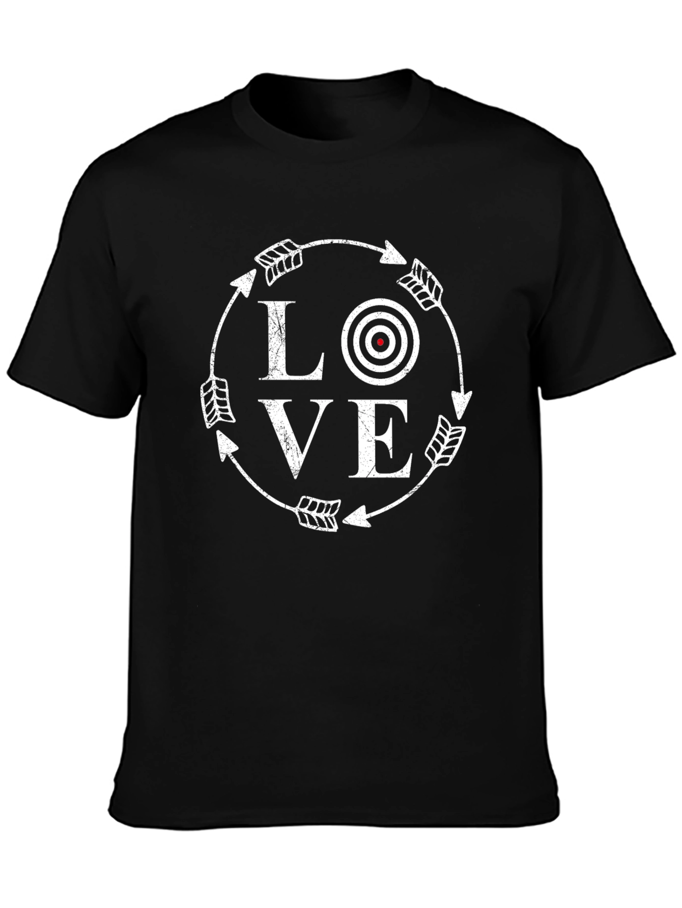 LOVE Target T-Shirt - Archery Gift