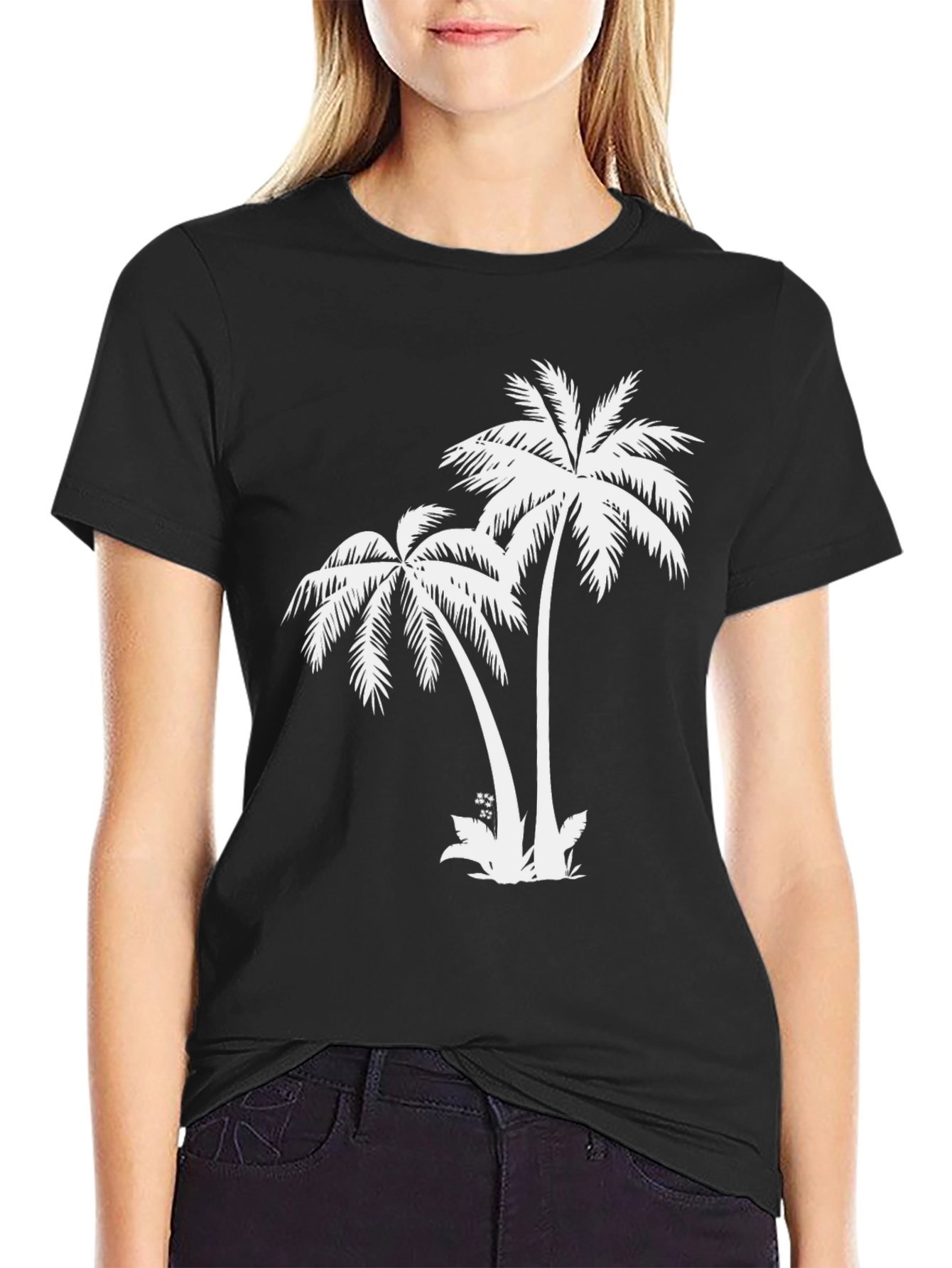 Palm Tree Graphic Tee - Island Vibes