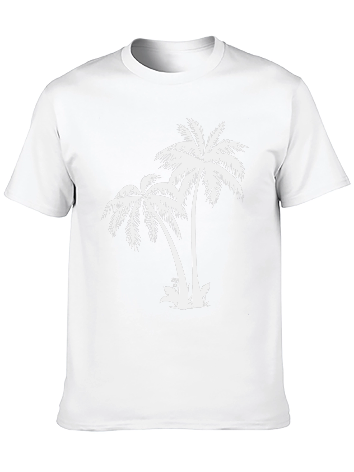 Palm Tree Graphic Tee - Island Vibes
