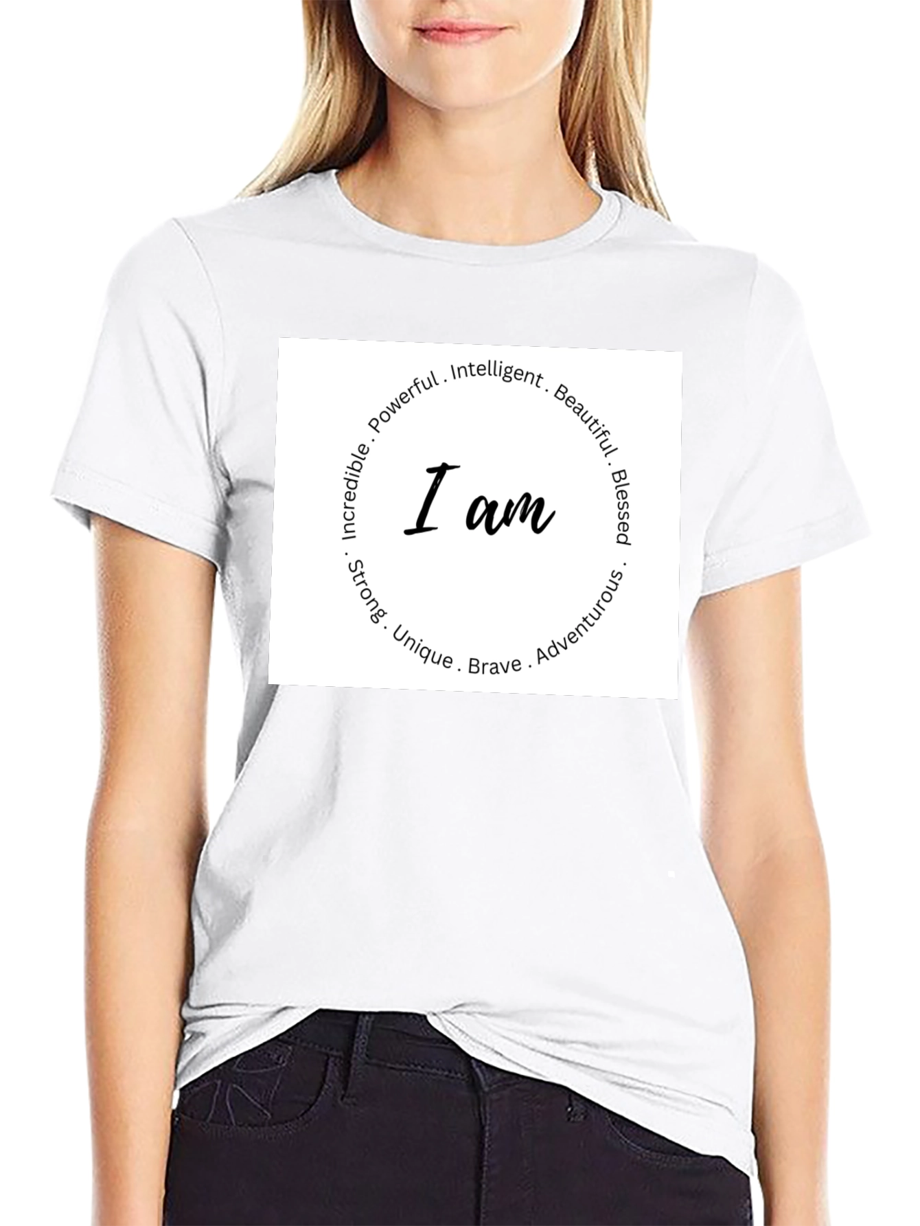 Affirmation I AM T-Shirt - Inspirational Design