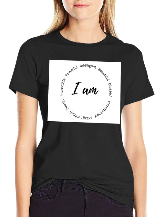 Affirmation I AM T-Shirt - Inspirational Design