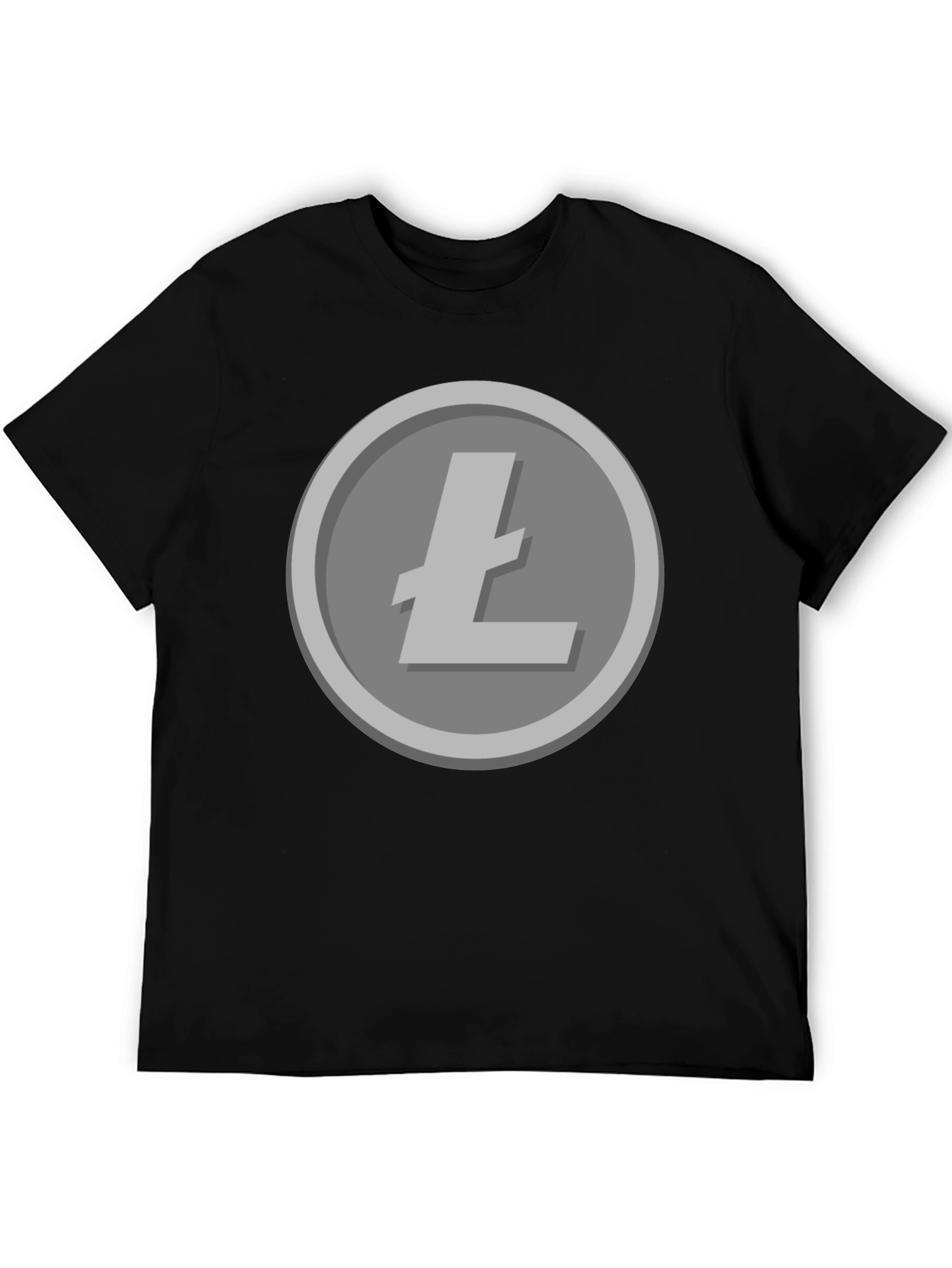 Litecoin Cryptocurrency T-Shirt - Black Crypto Tee