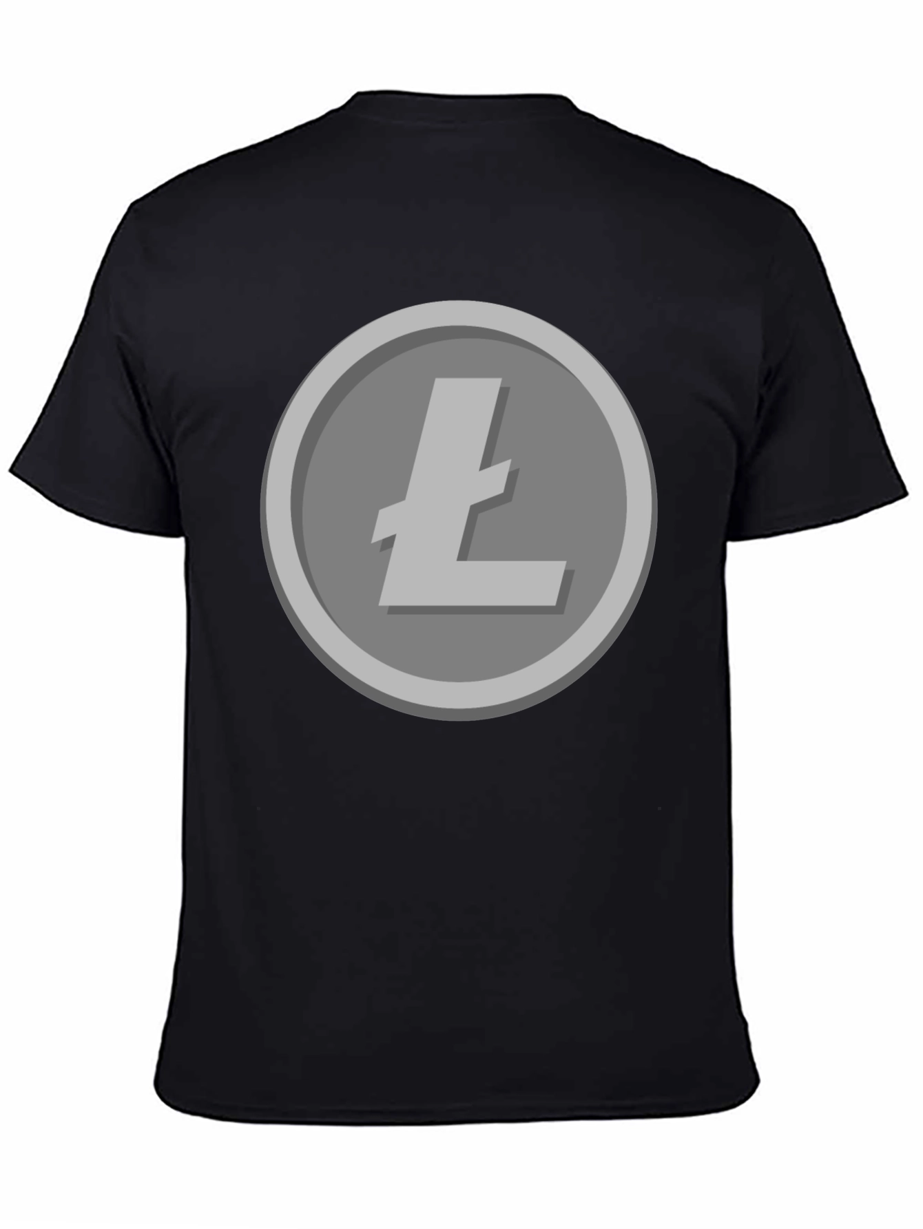 Litecoin Cryptocurrency T-Shirt - Black Crypto Tee