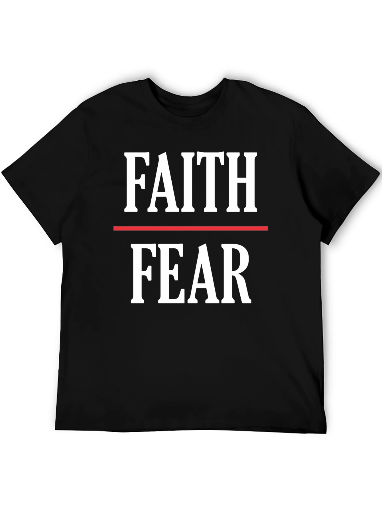 Faith Over Fear Graphic Tee - Motivational Shirt