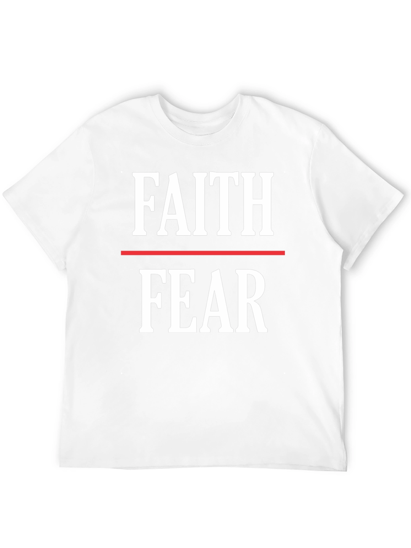Faith Over Fear Graphic Tee - Motivational Shirt