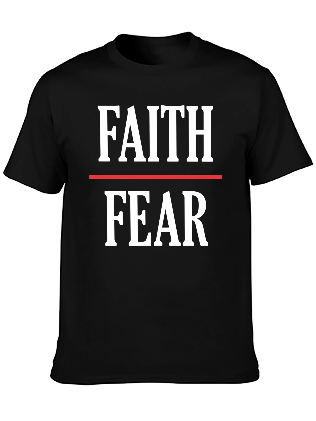 Faith Over Fear Graphic Tee - Motivational Shirt
