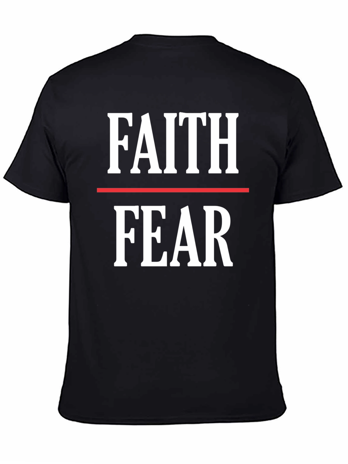 Faith Over Fear Graphic Tee - Motivational Shirt