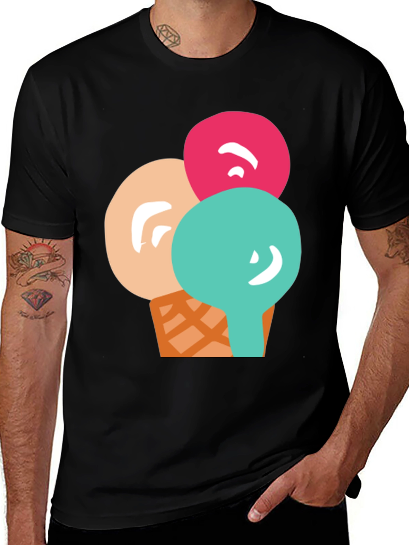 Ice Cream Graphic Tee - Stylish Casual Wear