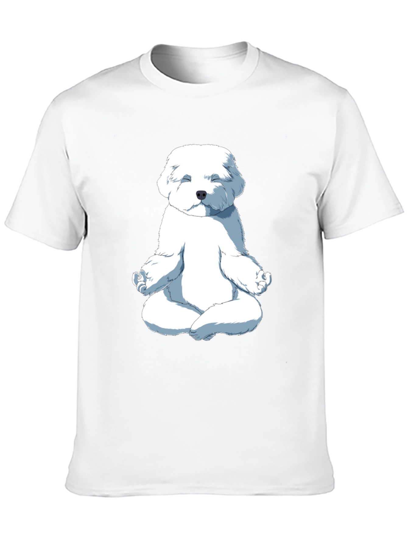 Meditating Dog Graphic T-Shirt