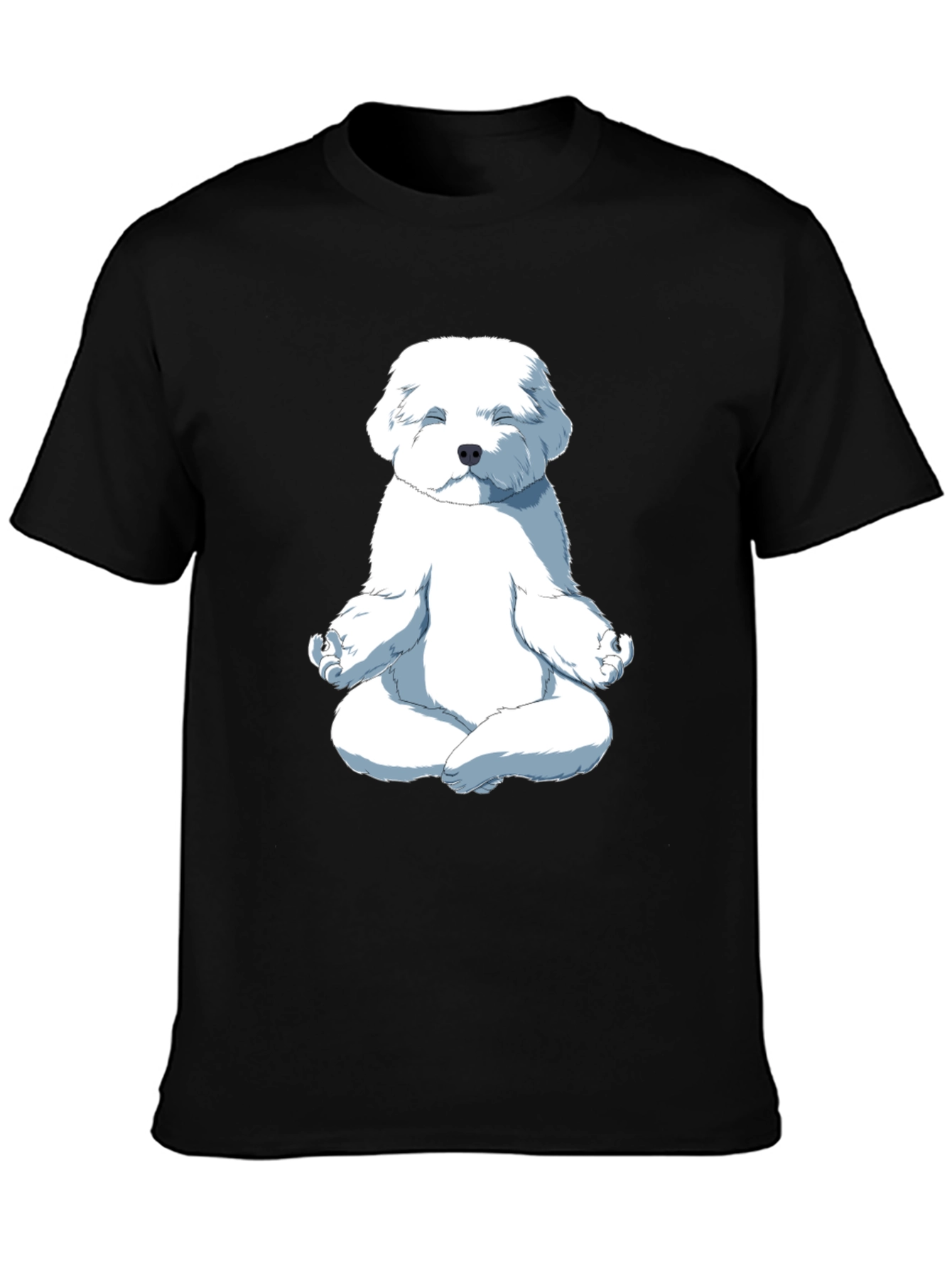 Meditating Dog Graphic T-Shirt