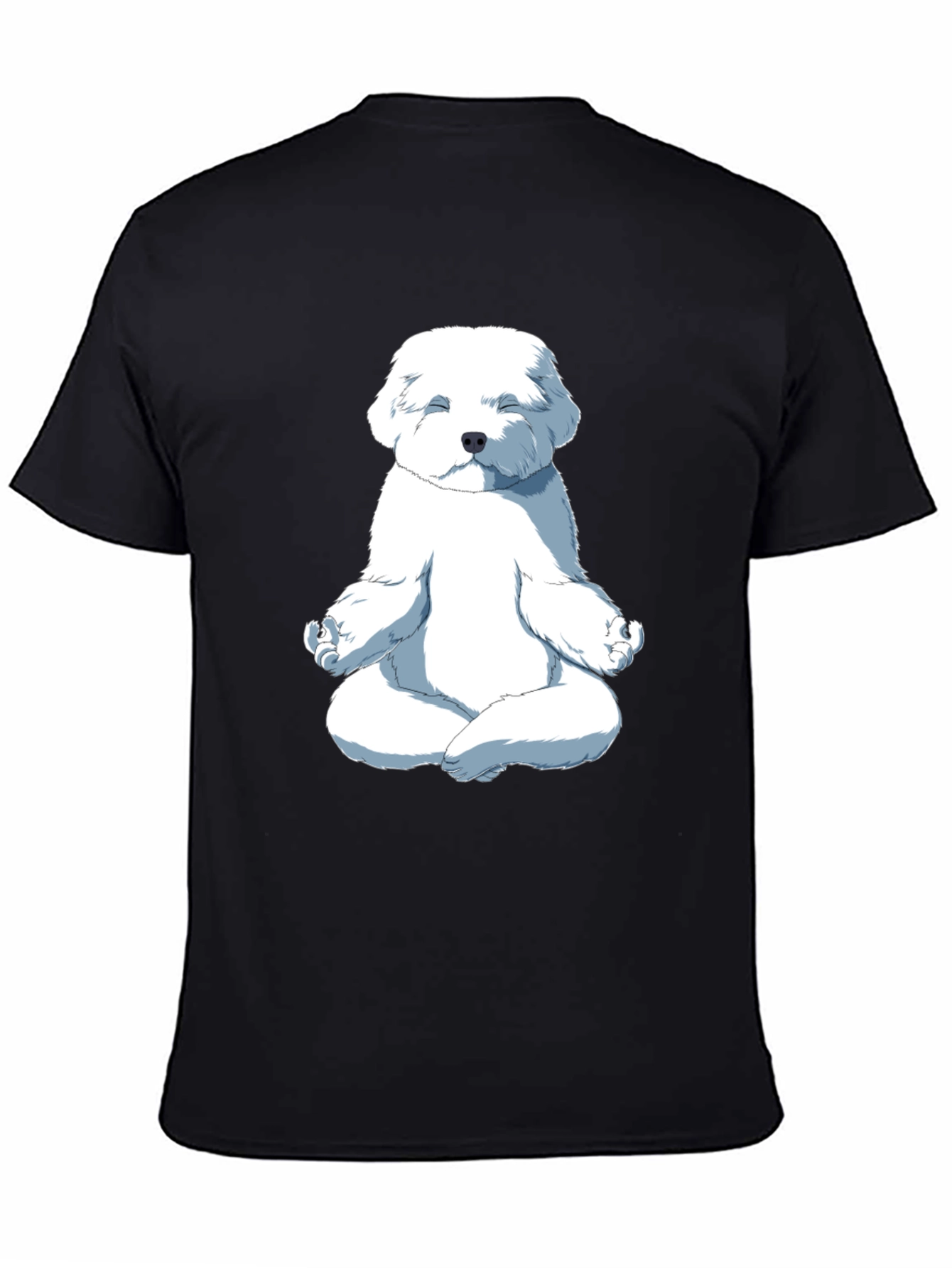 Meditating Dog Graphic T-Shirt