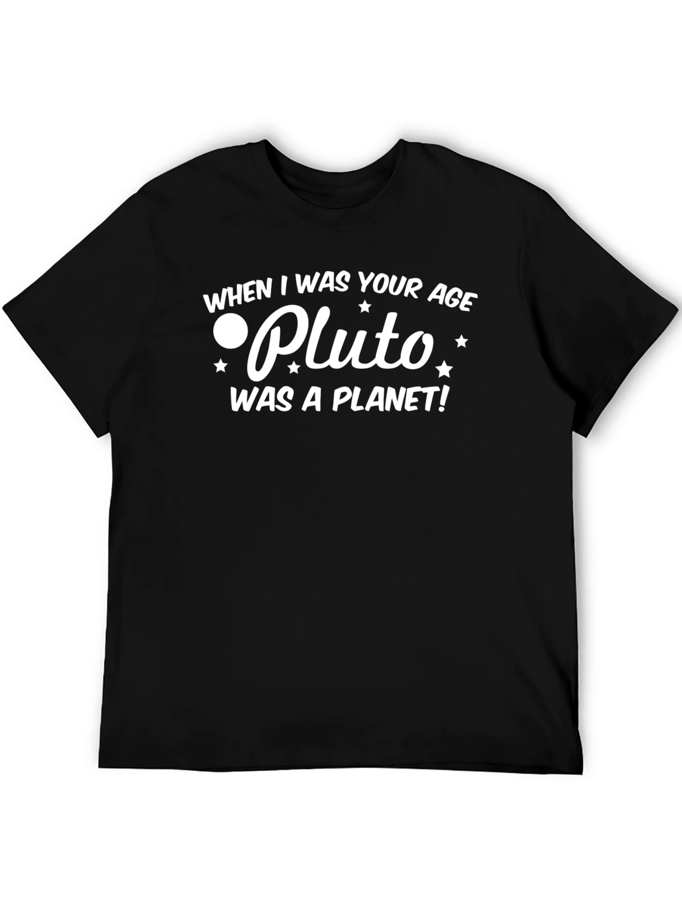 Pluto Was A Planet T-Shirt - Funny Retro Design