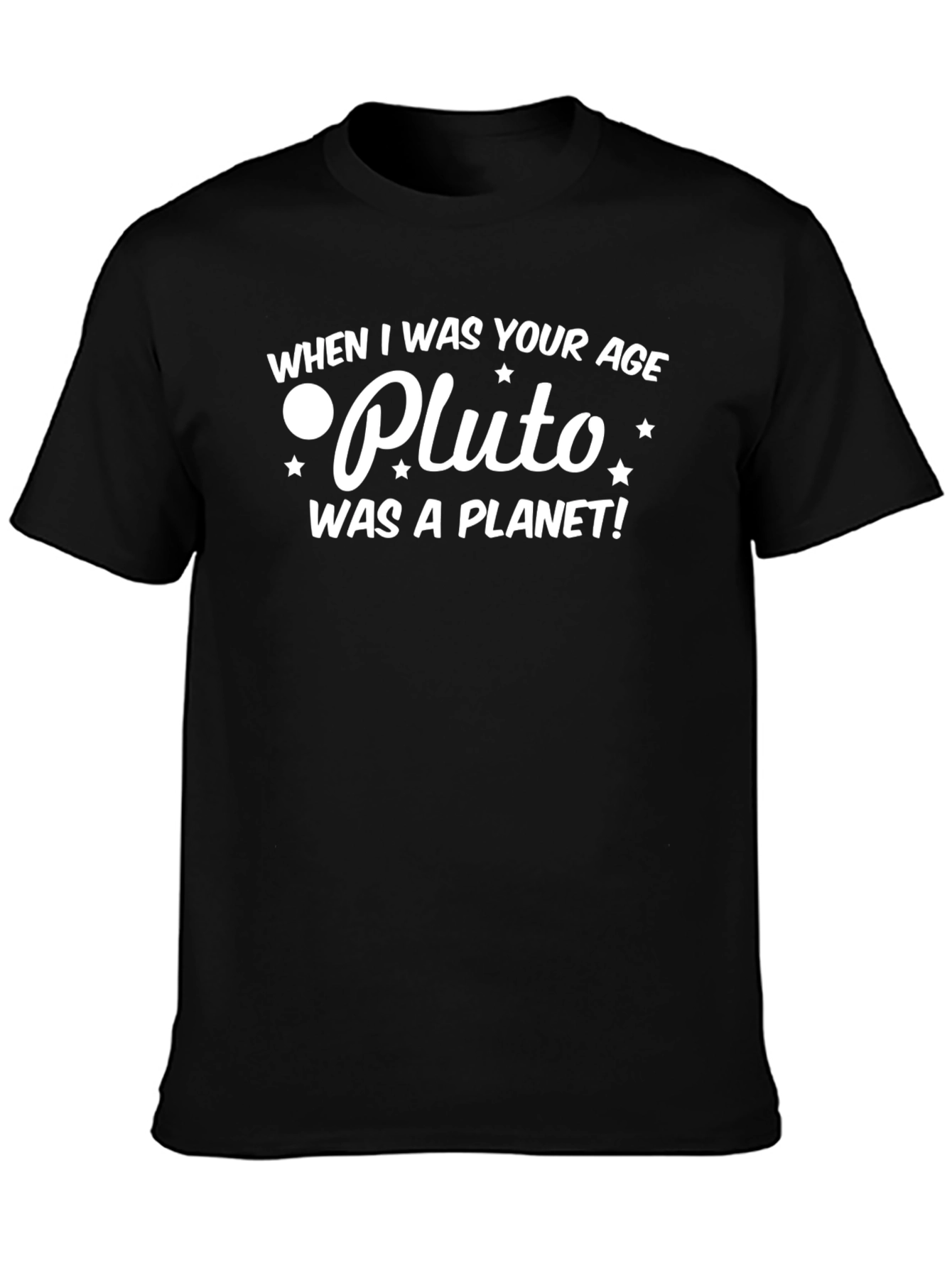 Pluto Was A Planet T-Shirt - Funny Retro Design