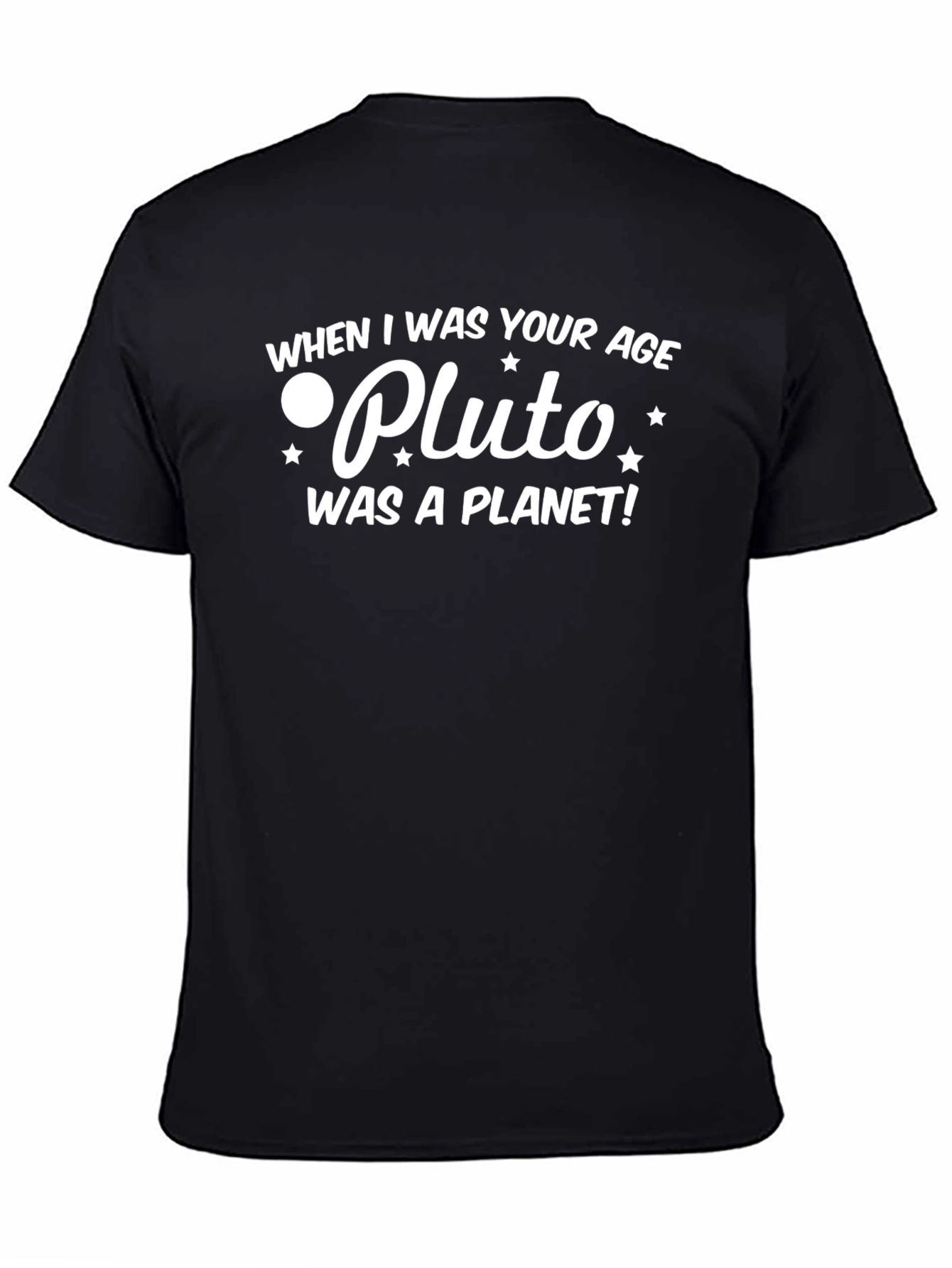 Pluto Was A Planet T-Shirt - Funny Retro Design