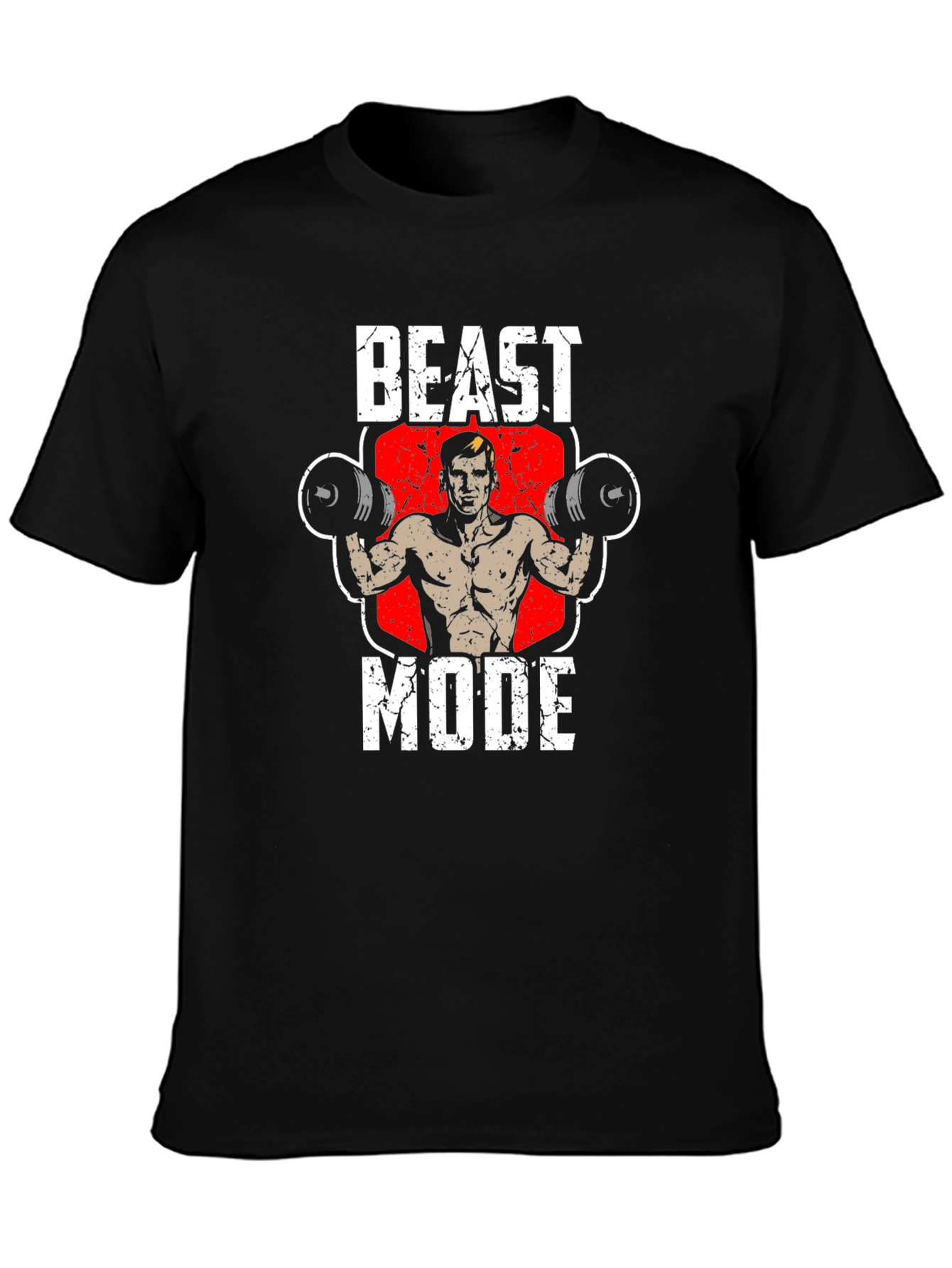 Beast Mode Graphic Tee - Mens Workout Shirt