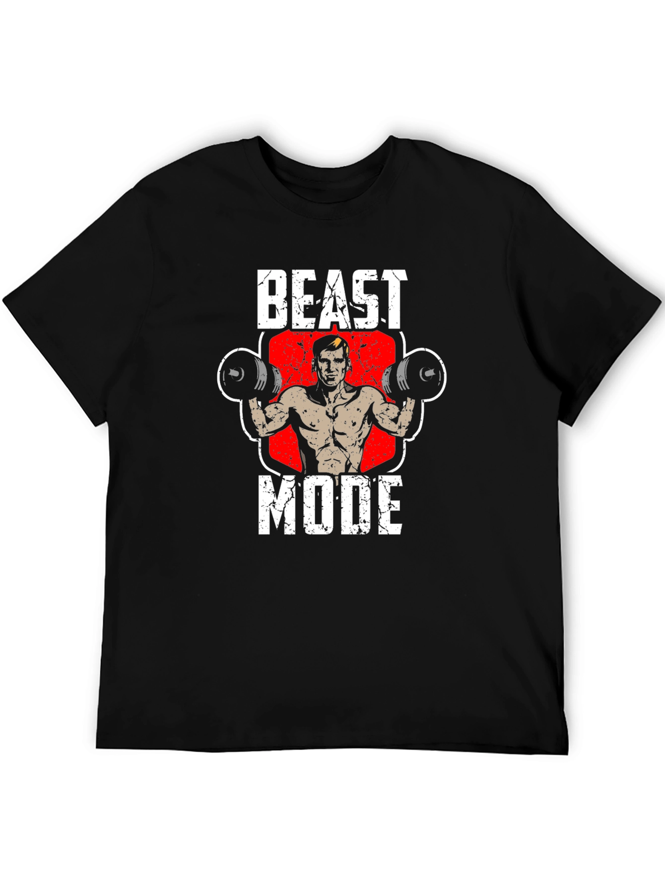 Beast Mode Graphic Tee - Mens Workout Shirt