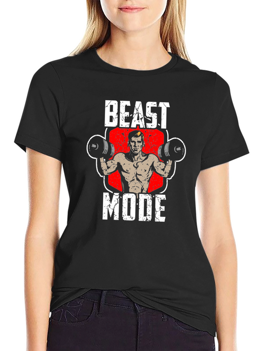 Beast Mode Graphic Tee - Mens Workout Shirt