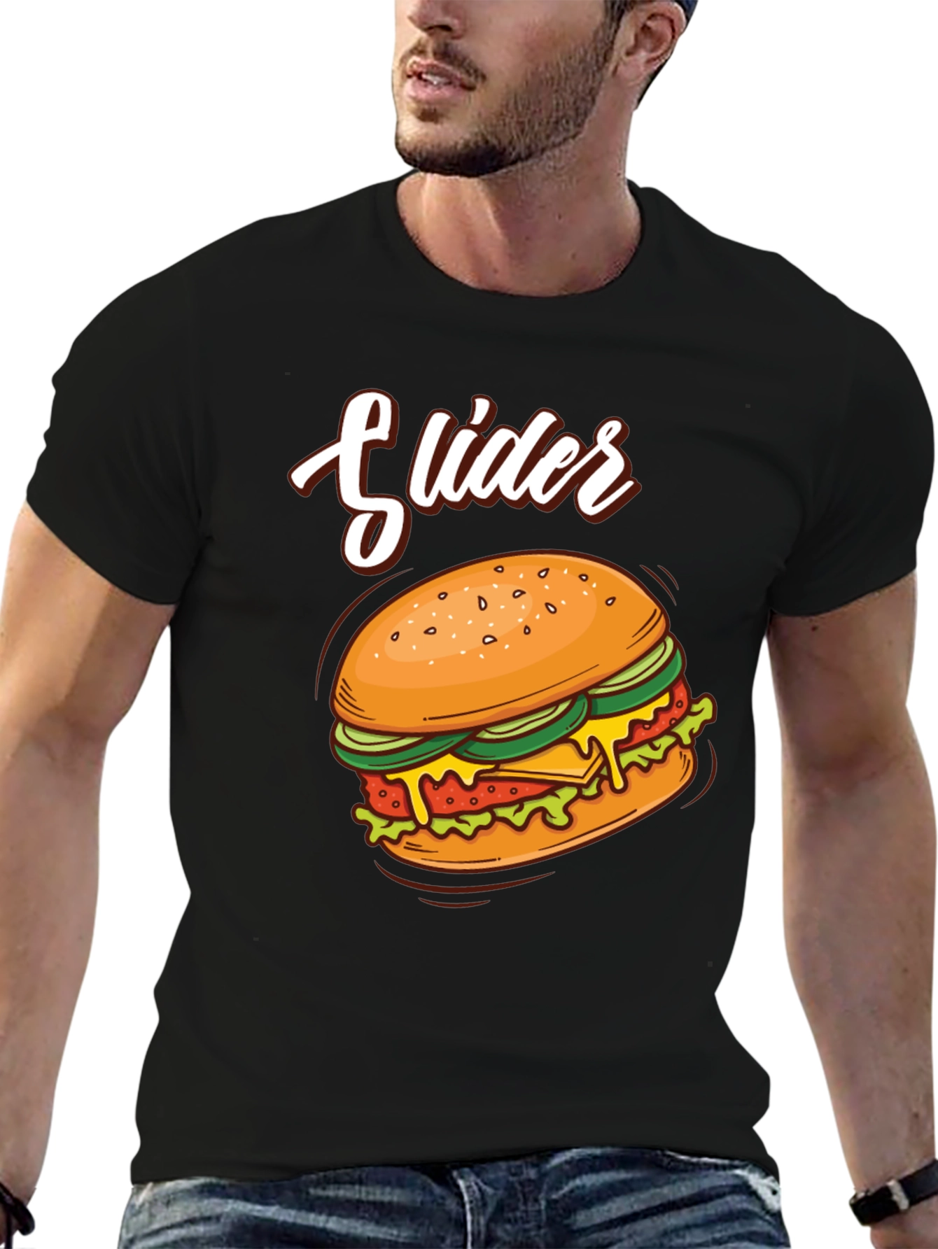 Slider Graphic Tee - Casual Unisex T-Shirt