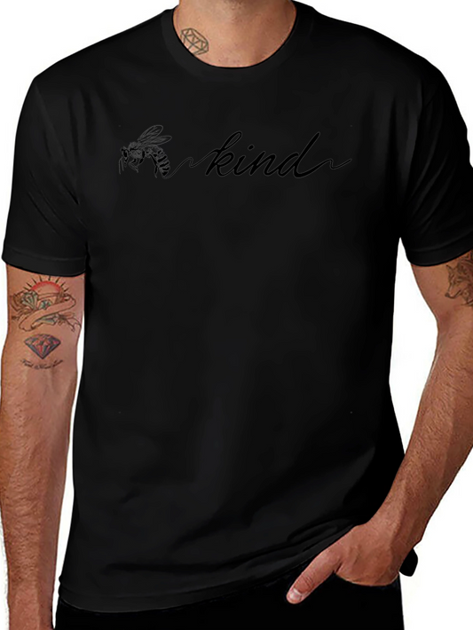 Bee Kind Graphic Tee - Soft Cotton Blend Shirt