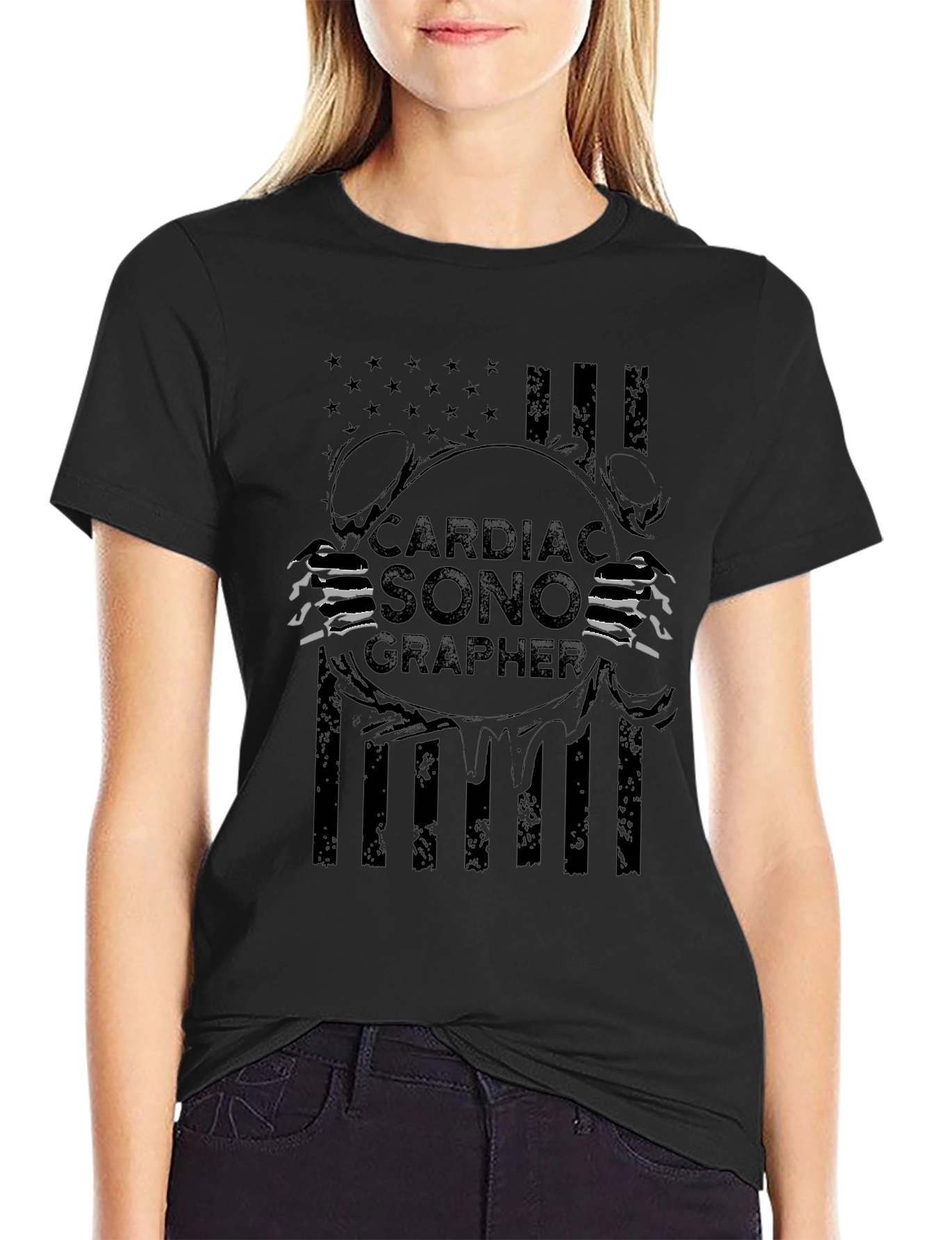 Cardiac Sonographer Graphic T-Shirt