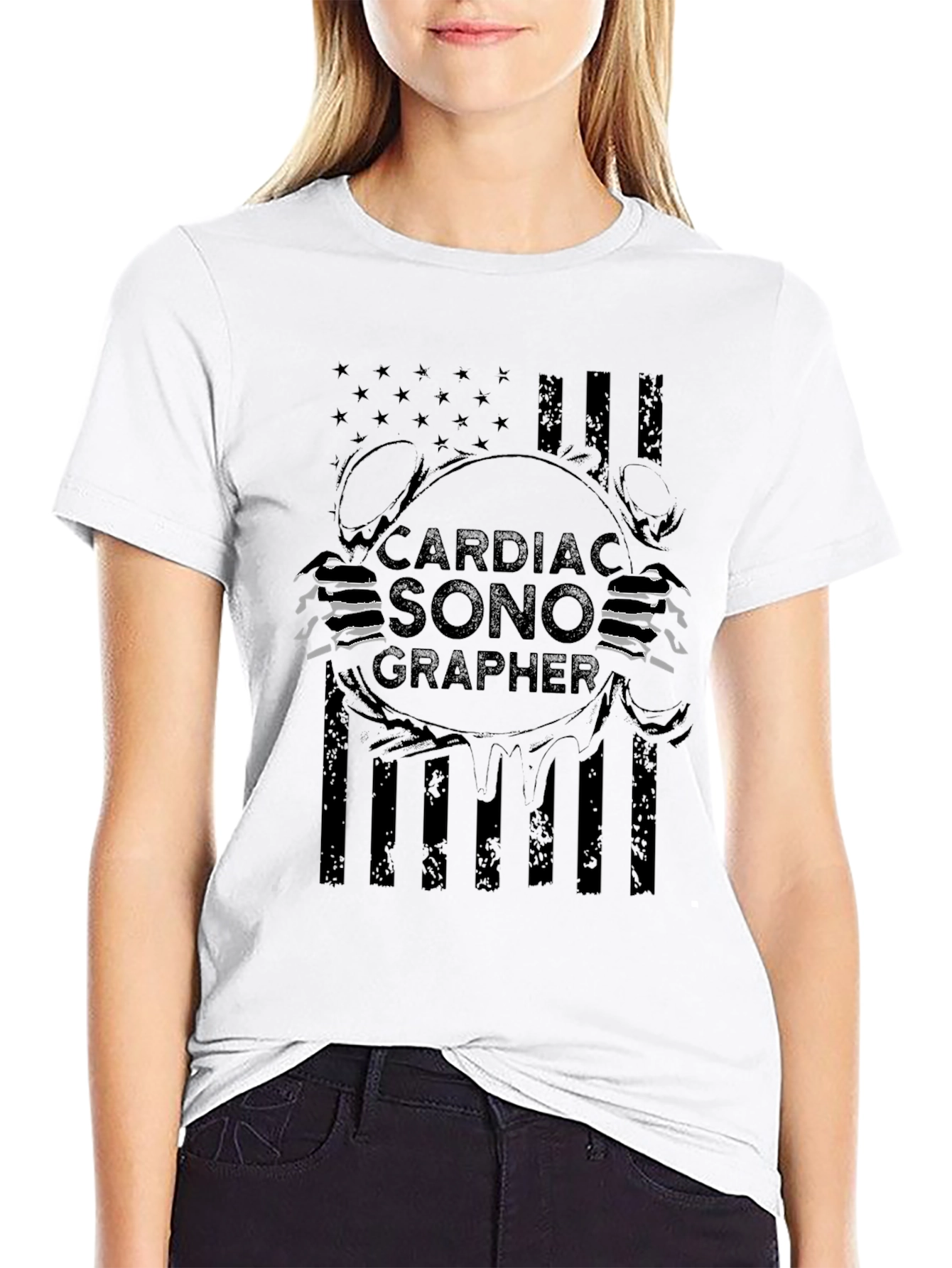 Cardiac Sonographer Graphic T-Shirt