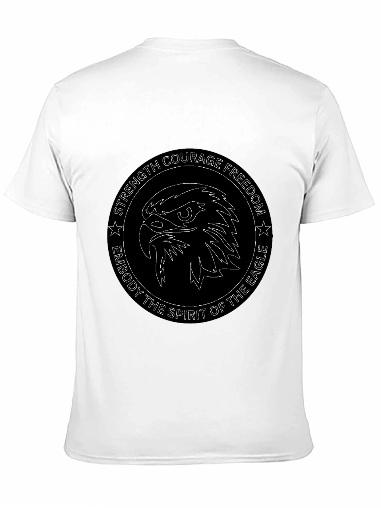 Eagle Spirit Graphic T-Shirt - Black
