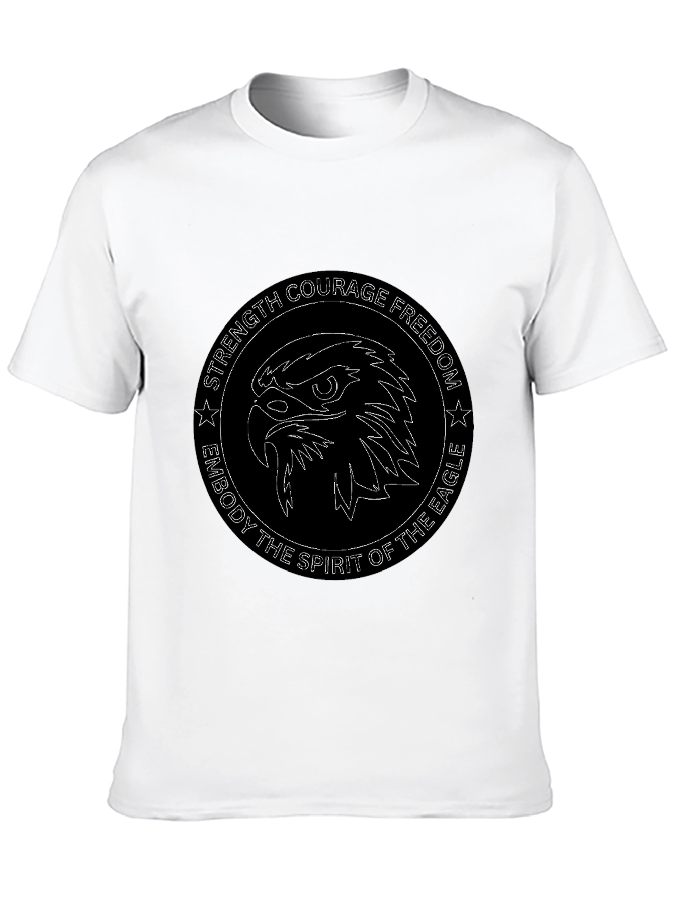 Eagle Spirit Graphic T-Shirt - Black