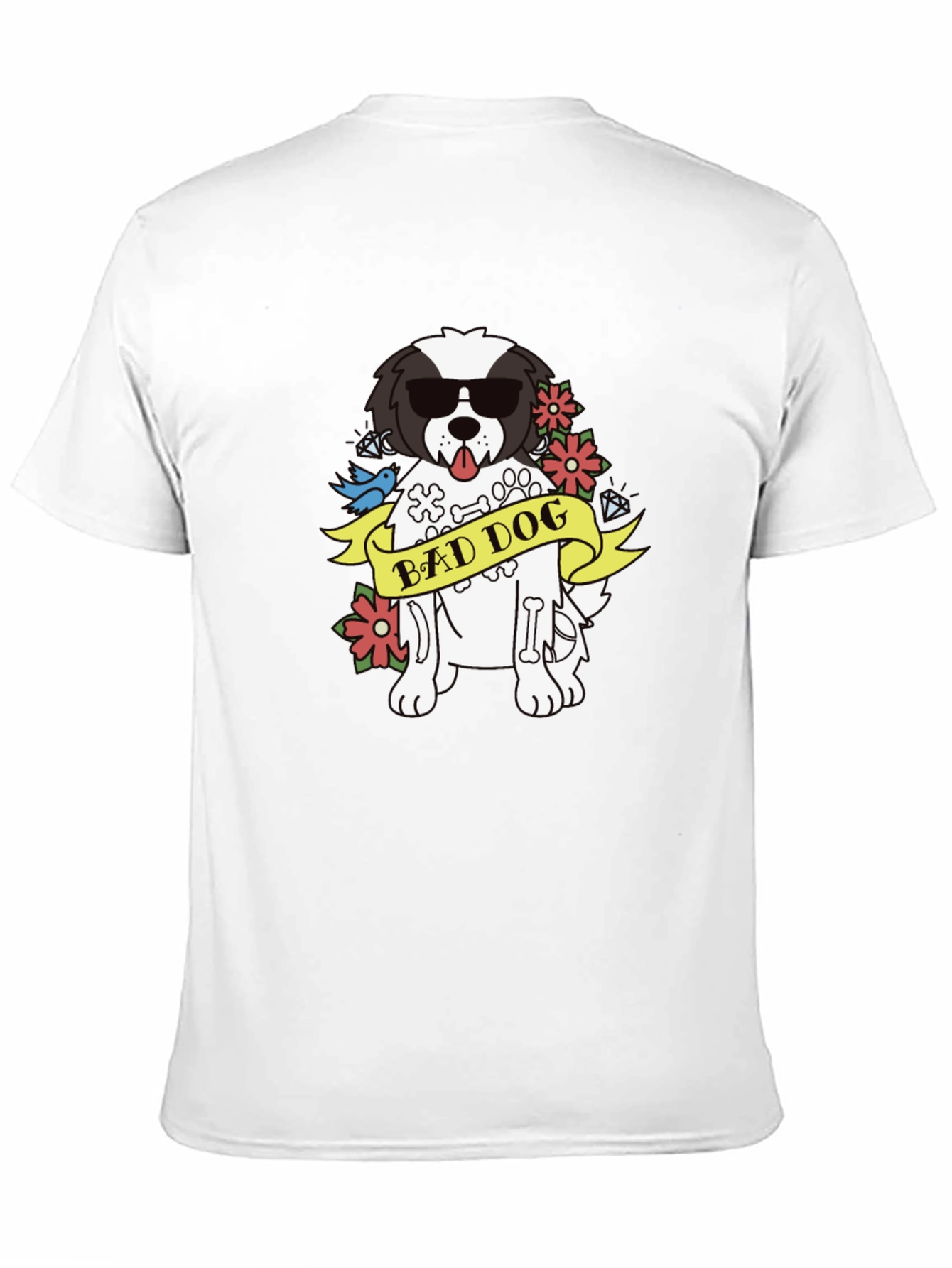 Bad Dog Graphic T-Shirt - Cool Canine Tee