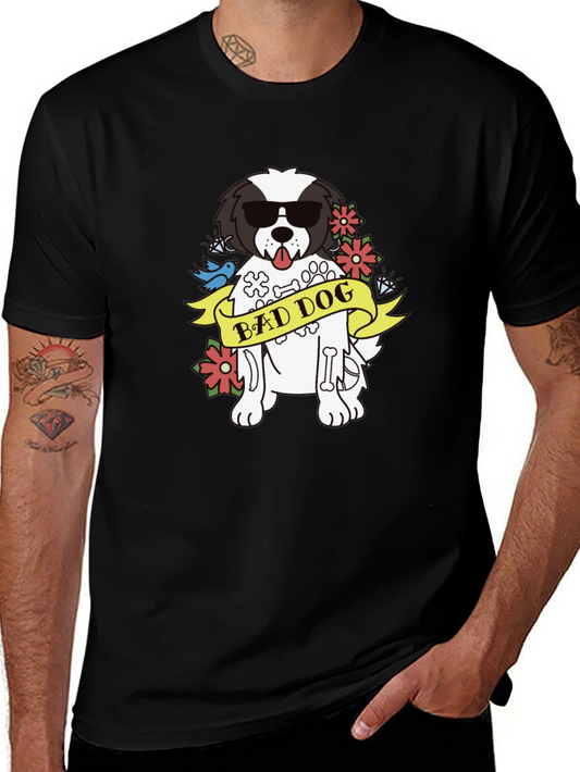 Bad Dog Graphic T-Shirt - Cool Canine Tee