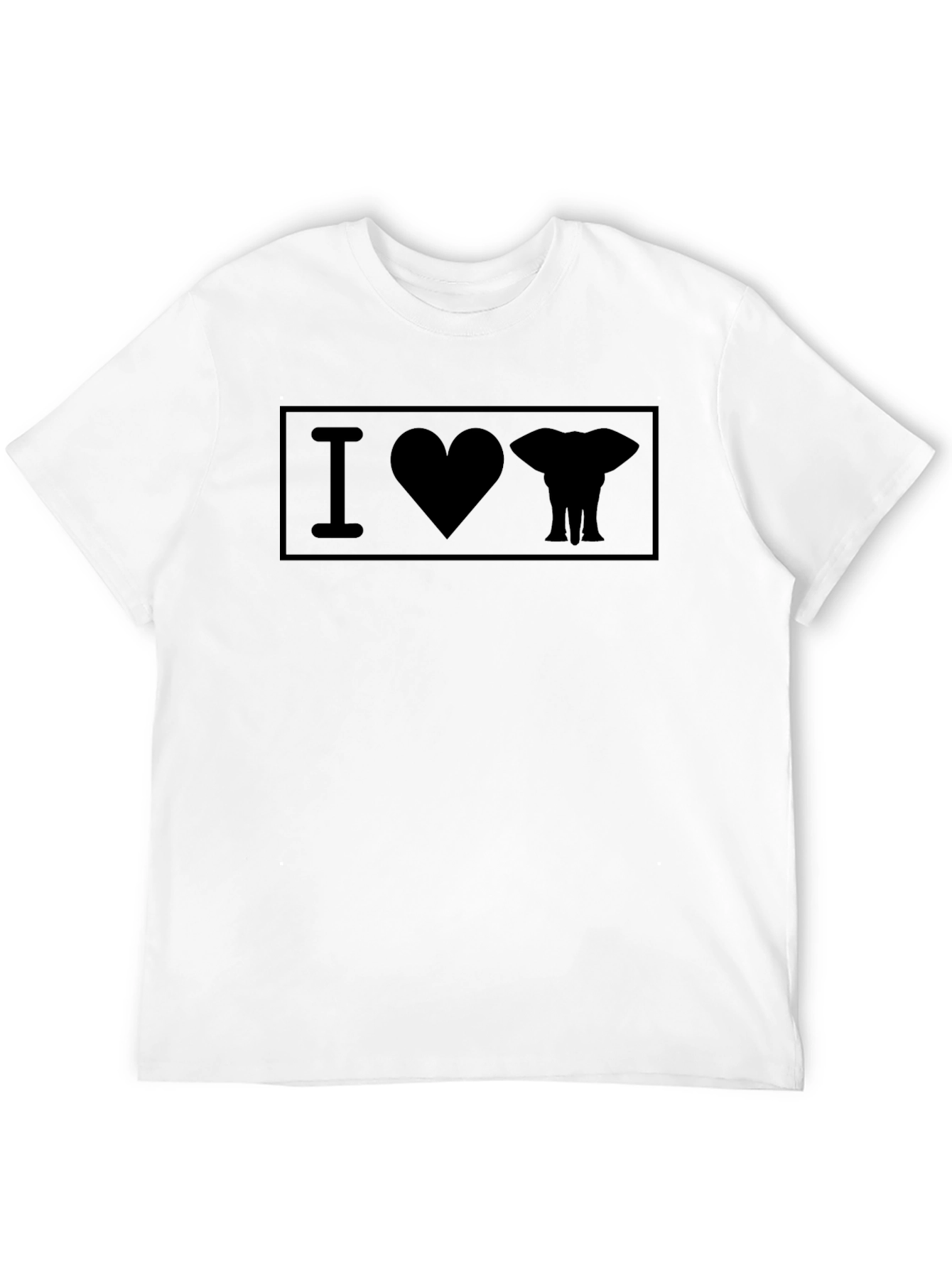 I Love Elephants Graphic T-Shirt