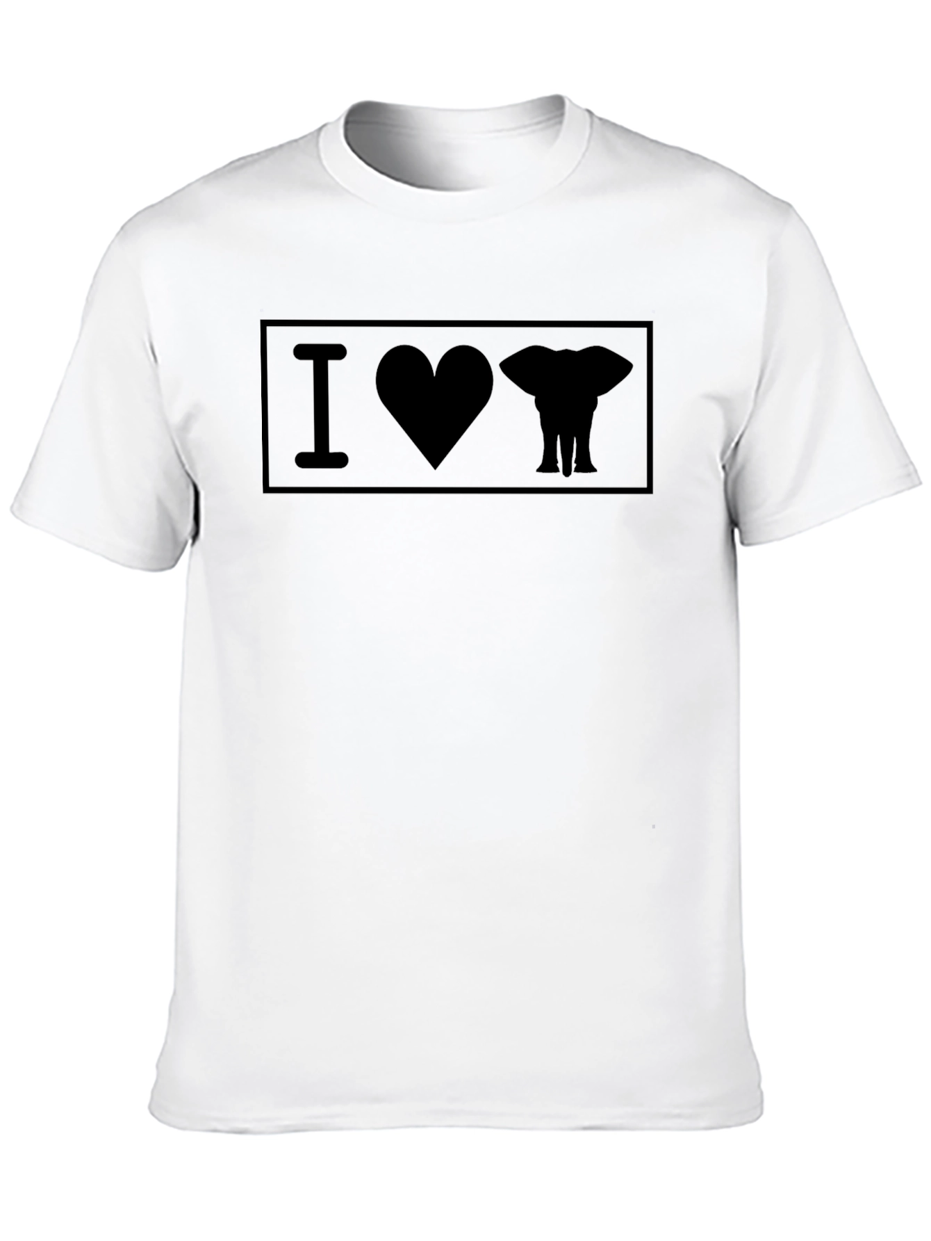 I Love Elephants Graphic T-Shirt