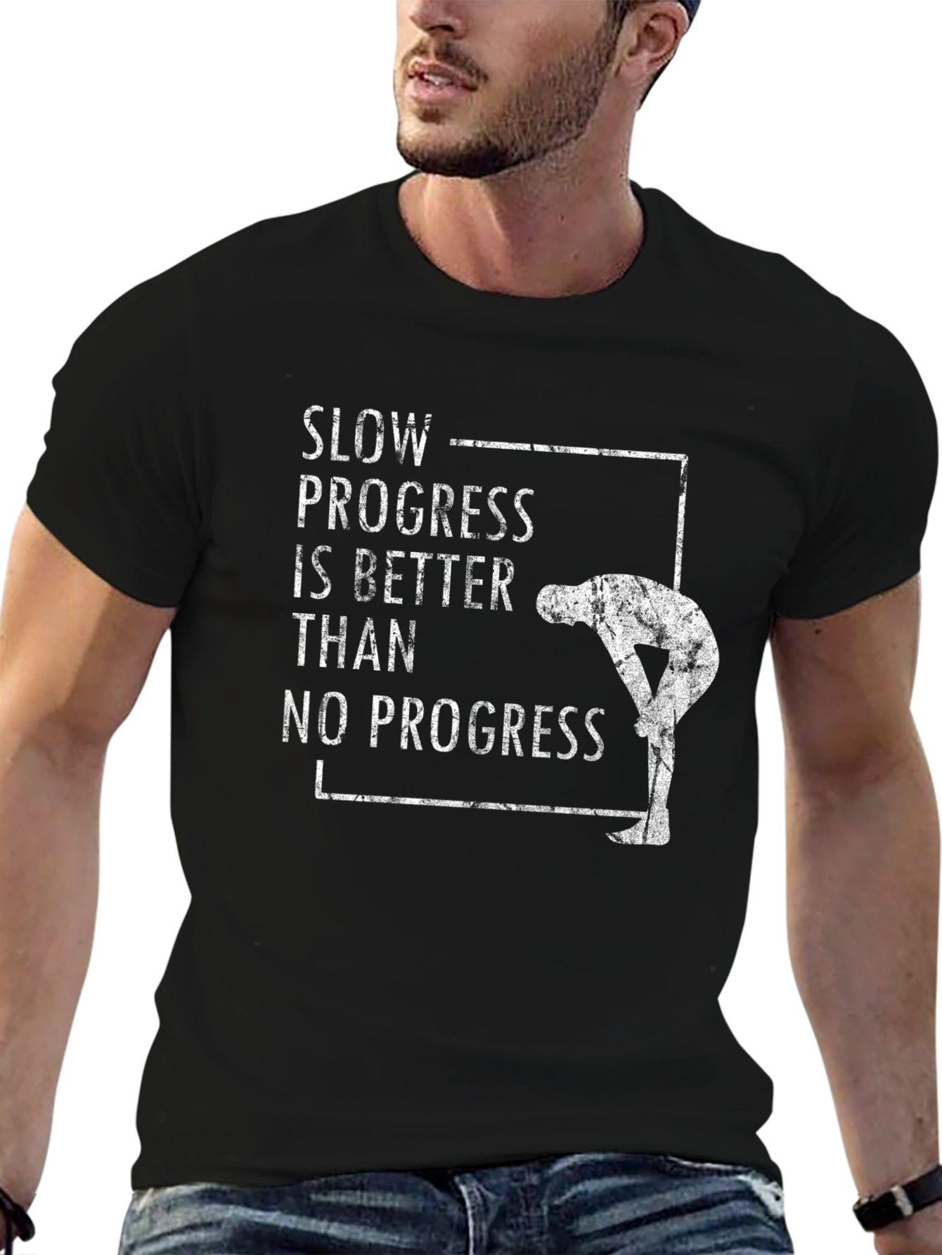Motivational Workout T-Shirt - Slow Progress